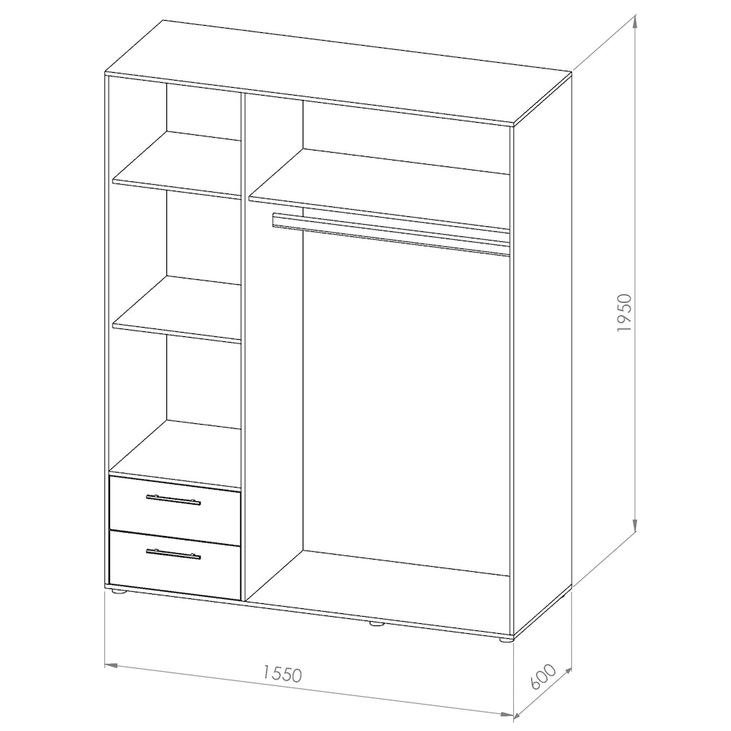 Schlafkontor Kleiderschrank »Valencia«