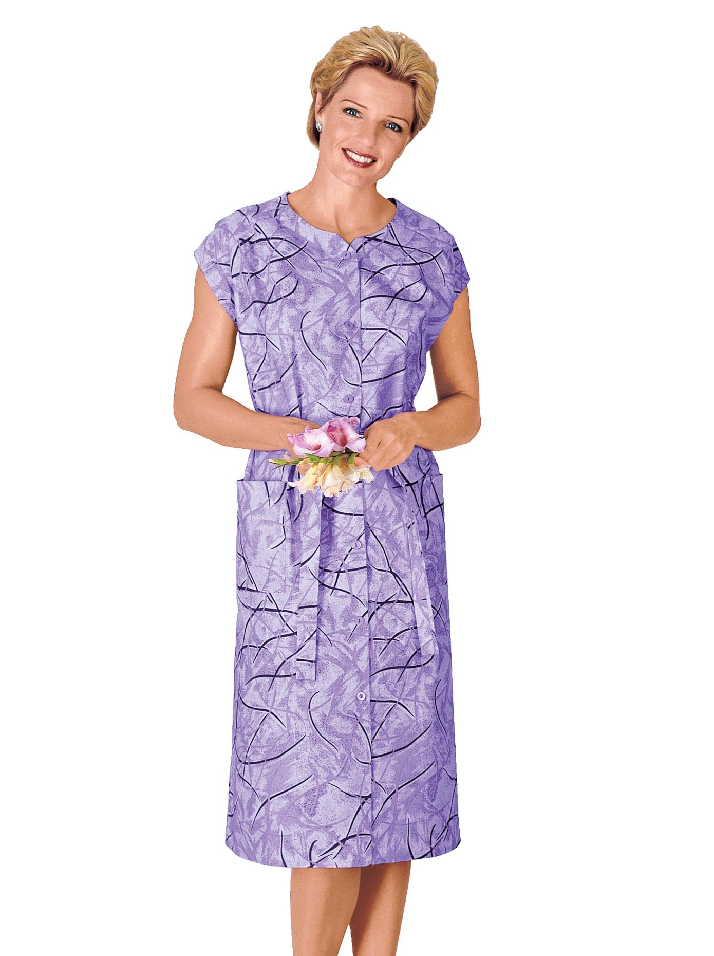 Schürze mit Gürtel