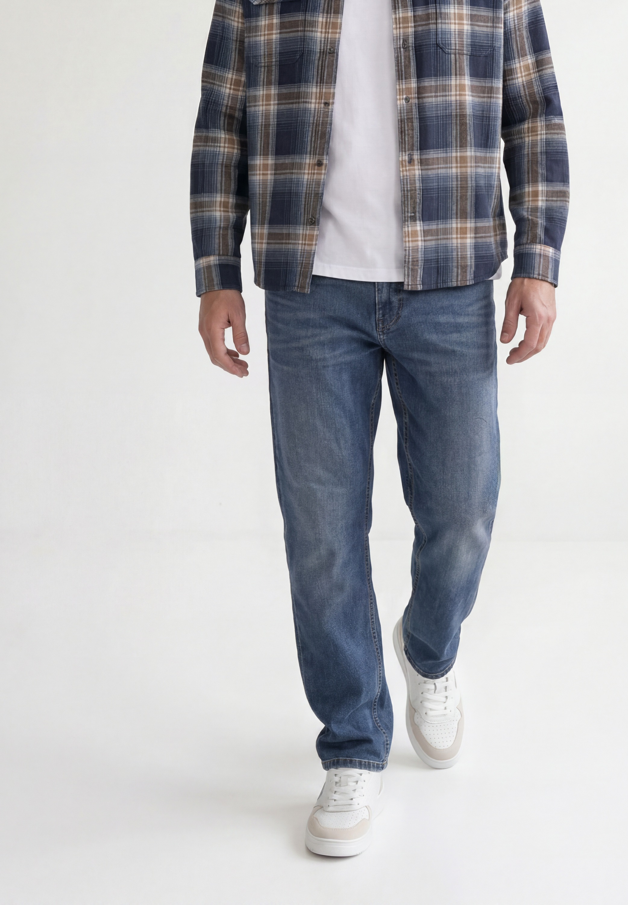 STREET ONE MEN Slim-fit-Jeans Middle Waist