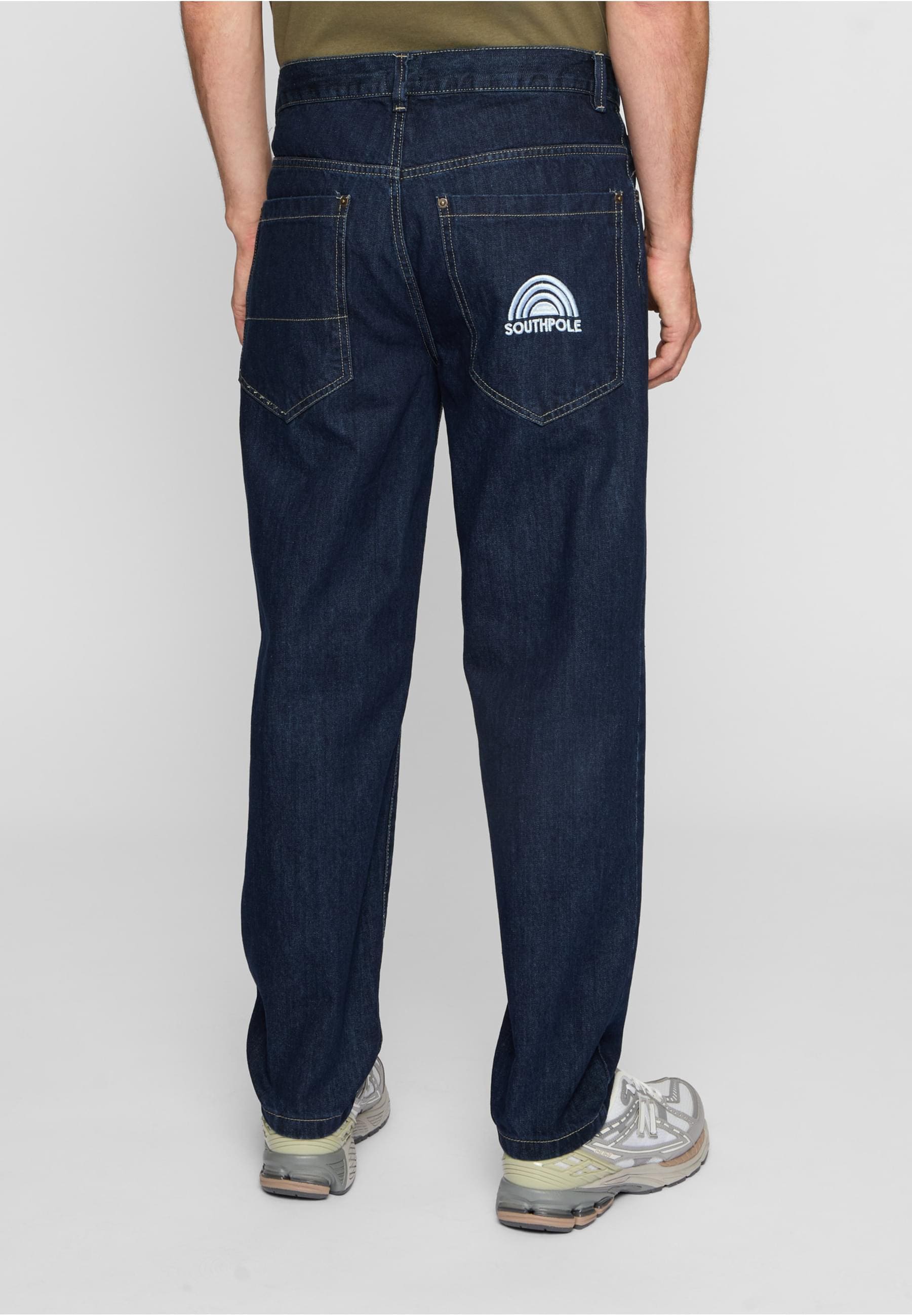 Southpole Bequeme Jeans »Southpole Herren Southpole 3D Embroidery Denim«, (1 tlg.)