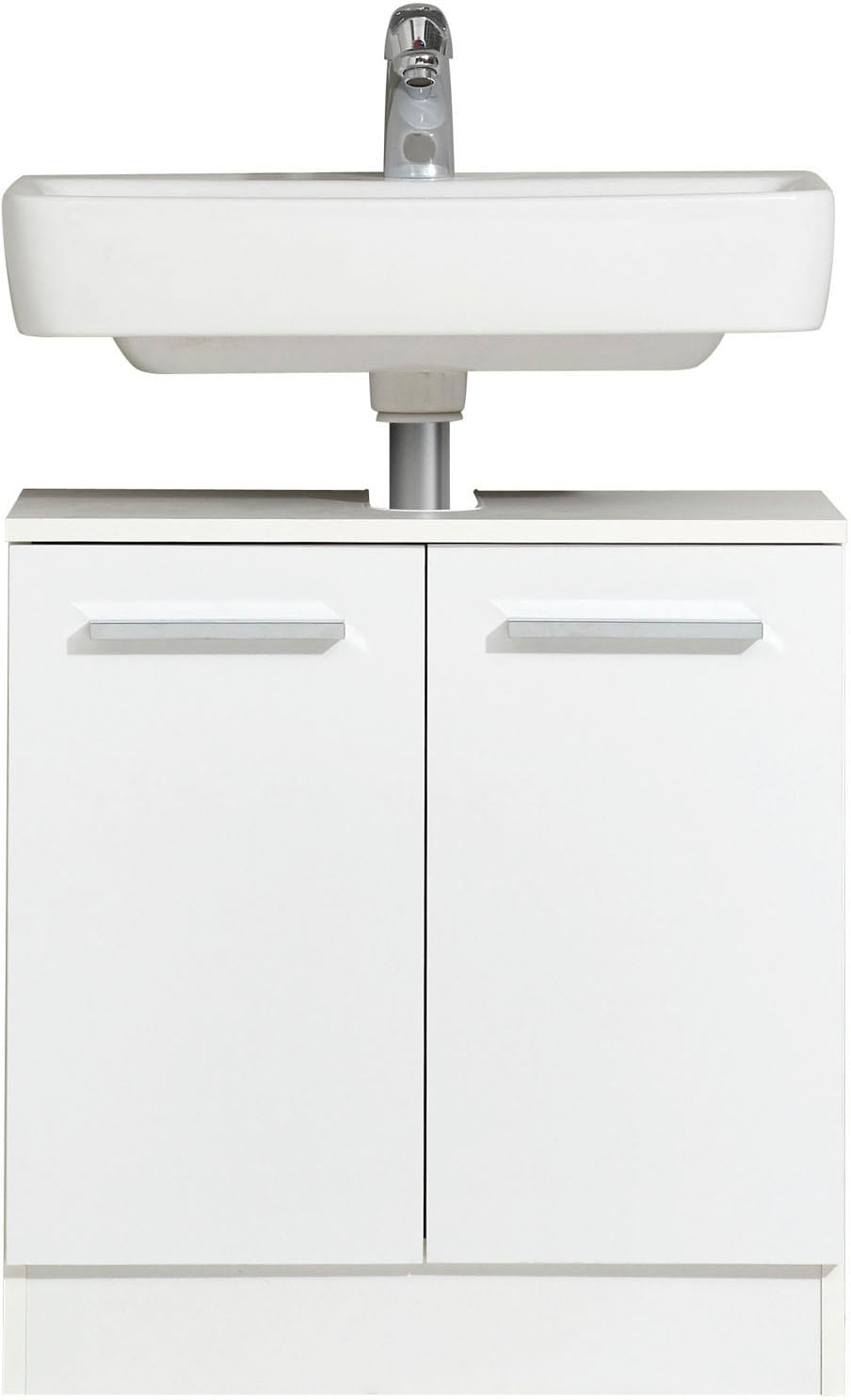 Saphir Badmöbel-Set »Quickset 335 6-teilig, Waschbeckenunterschrank mit LED-Spiegelschrank«, (6 St.), Hochschränke, Unterschrank, Hängeschrank, inkl. Türdämpfer, 13 Türen
