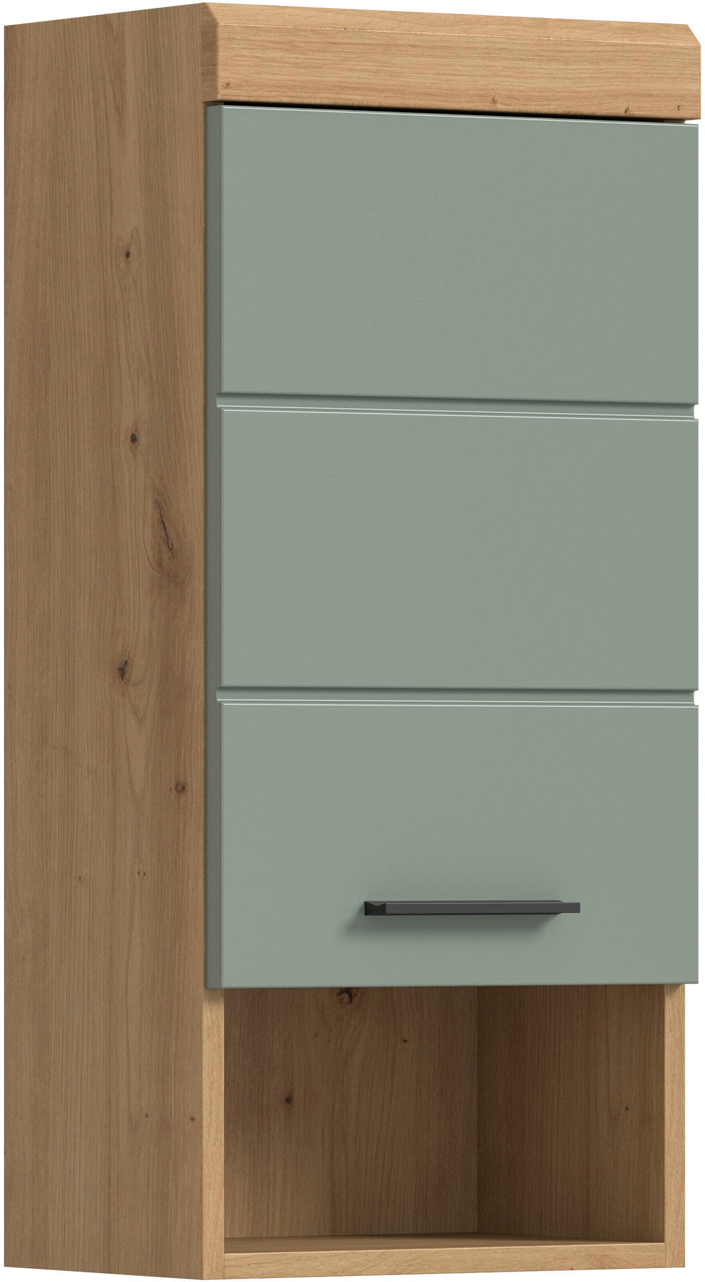 welltime Hängeschrank "SIENA, Breite 37cm, 1 Tür, 1 offenes Fächer, 1 Einlegeboden, MDF-Front" TOPSELLER, 1 Stk. tlg. in verschiedenen Farben erhältlich, Badmöbel, Badschrank, Schrank, Bad