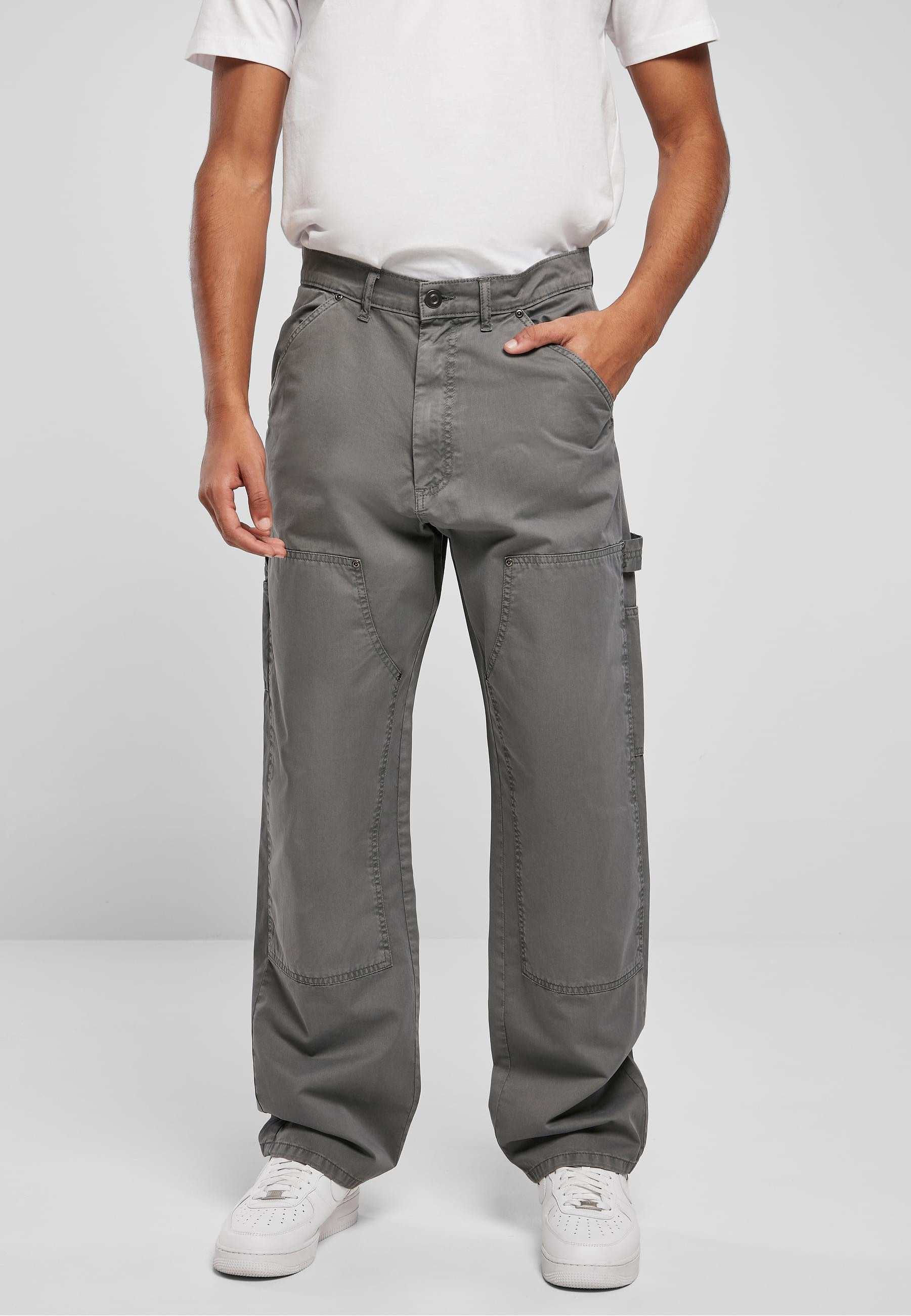URBAN CLASSICS Stoffhose »Urban Classics Herren Double Knee Carpenter Trouser«, (1 tlg.)