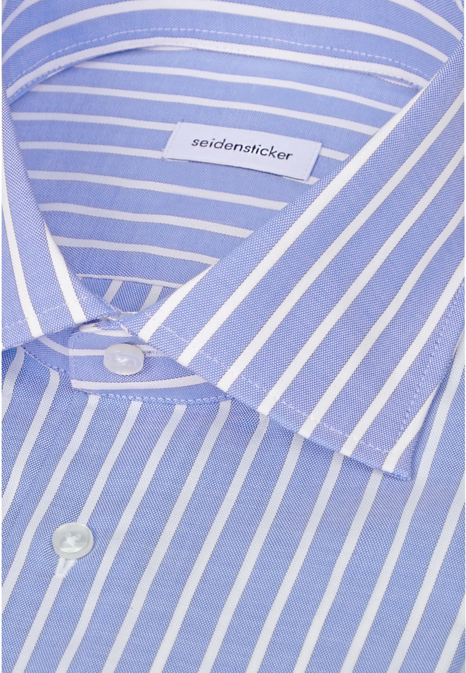seidensticker Businesshemd »Schwarze Rose« Slim 1/1 Kentkragen Gestreift