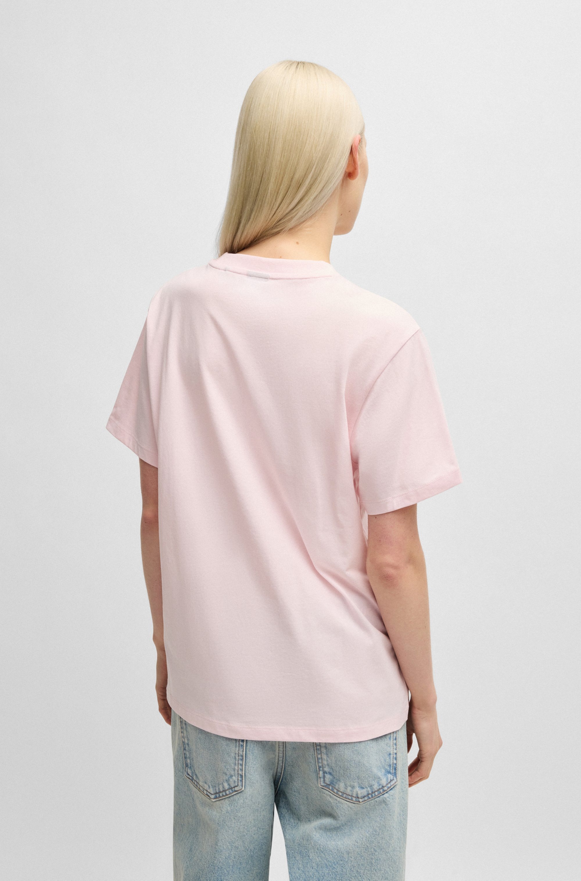 HUGO Blue T-Shirt "Vintage Tee", mit Logo-Badge günstig online kaufen