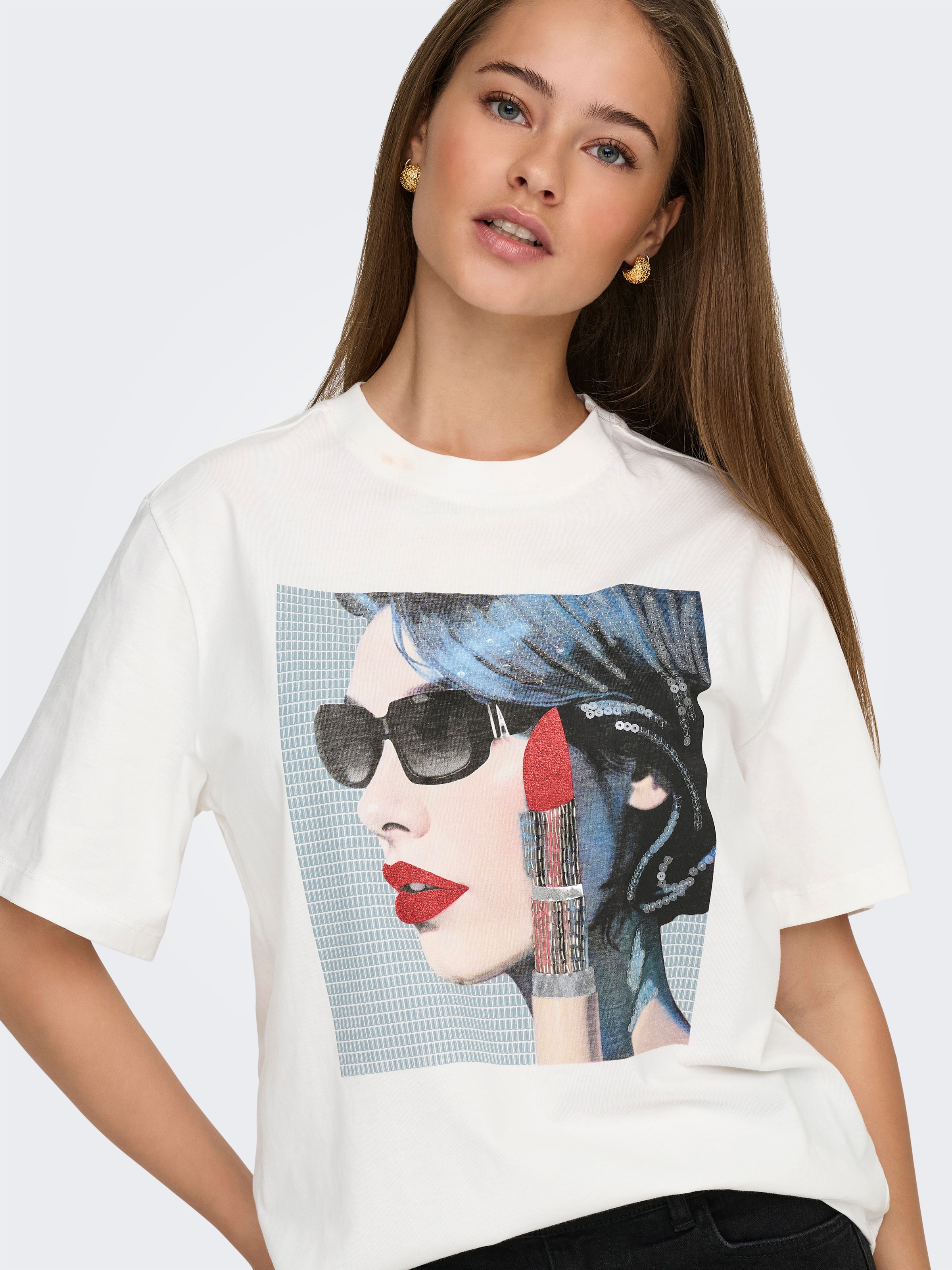 ONLY Kurzarmshirt "ONLSIFF S/S TOP BOX JRS" günstig online kaufen