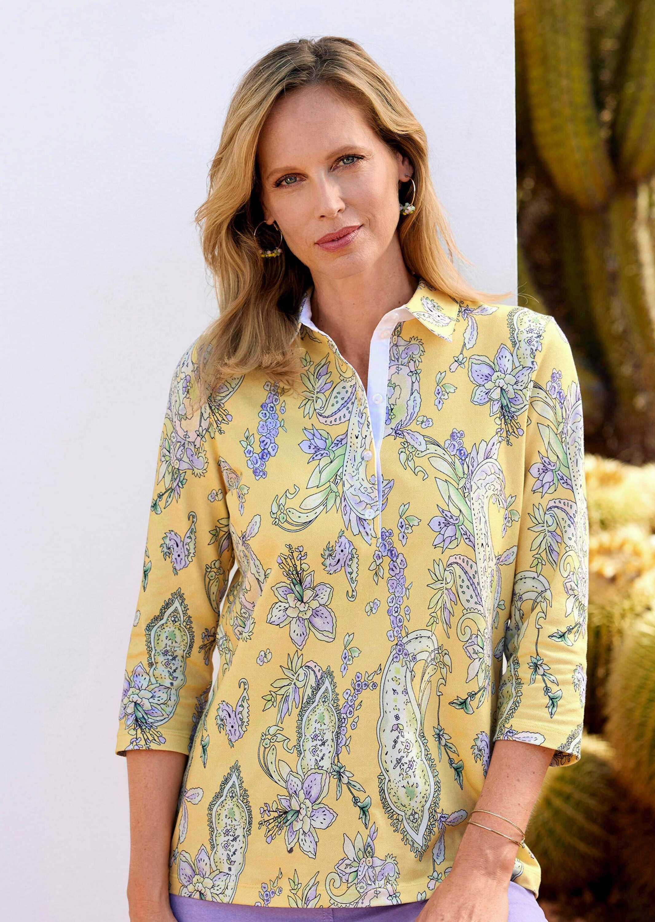 GOLDNER Kurzarmshirt »Poloshirt«