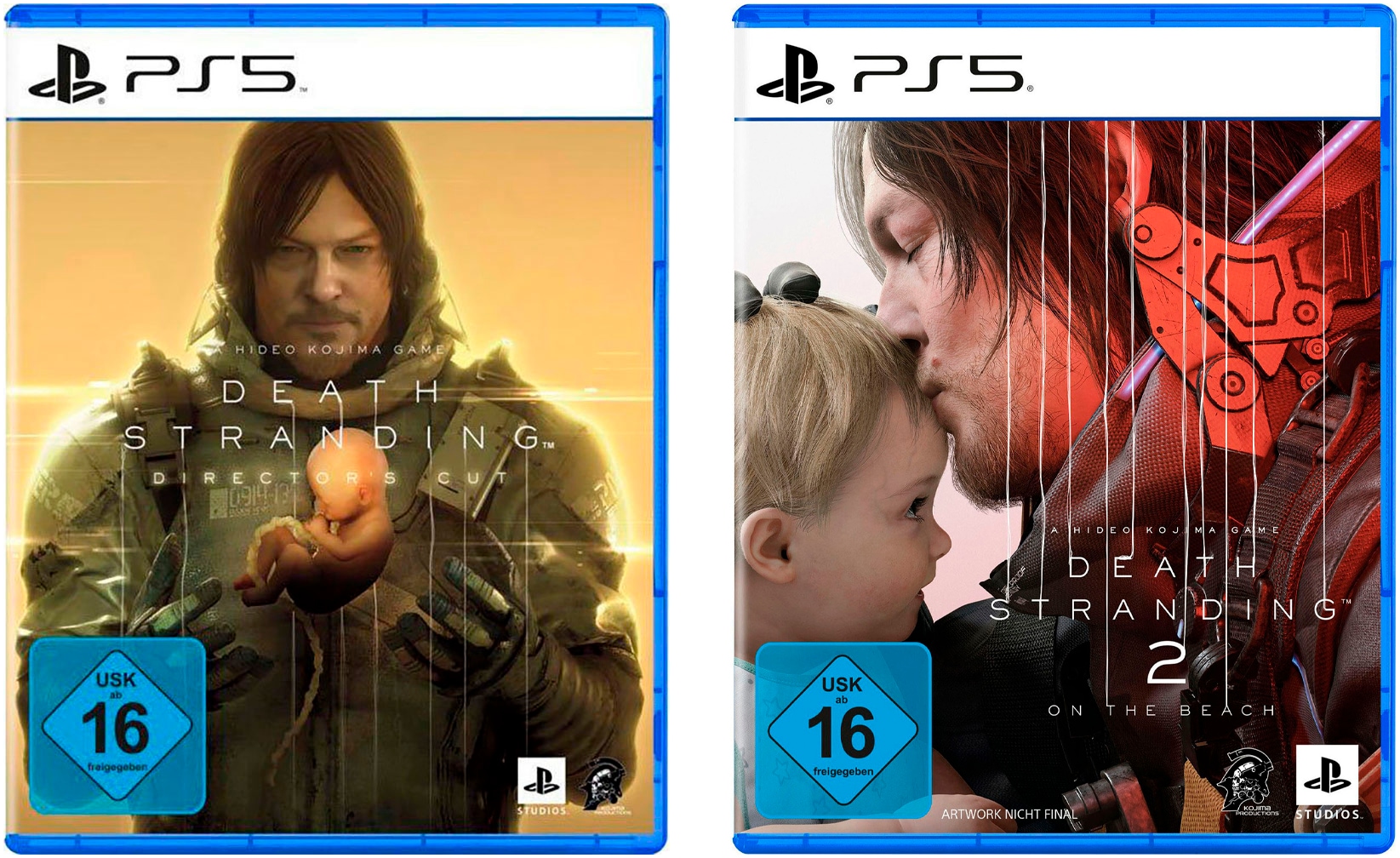 PLAYSTATION 5 Spielesoftware "Death Stranding Director's Cut + Death Stranding 2: On the Beach", PlayStation 5, transparent, Spielesoftware