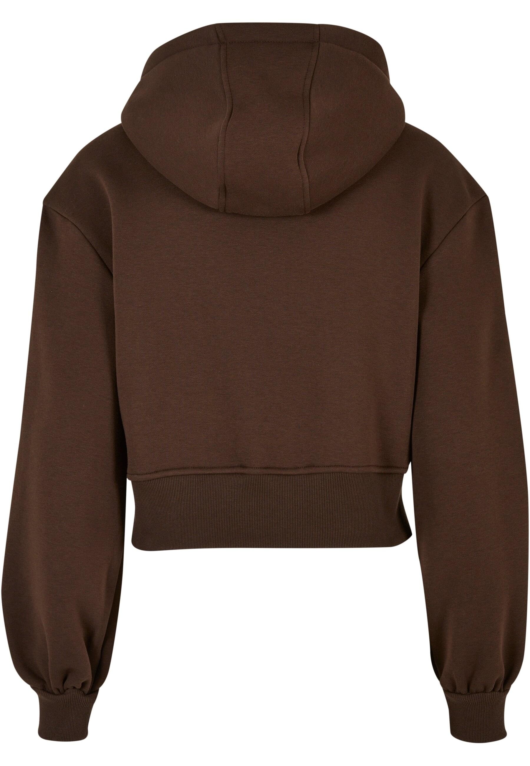 URBAN CLASSICS Sweatjacke "Urban Classics Damen Ladies Short Oversized Zip günstig online kaufen