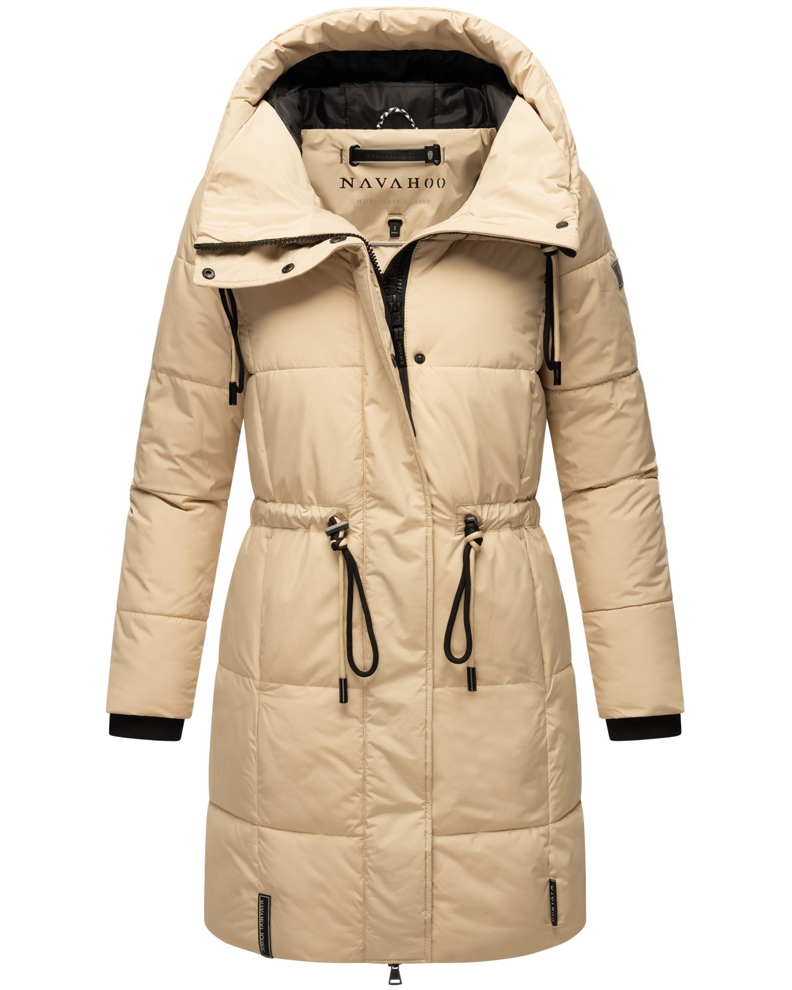 Navahoo Steppmantel »Zuckertatze XIV«, Stylischer Winterparka mit verstellbarer Kapuze