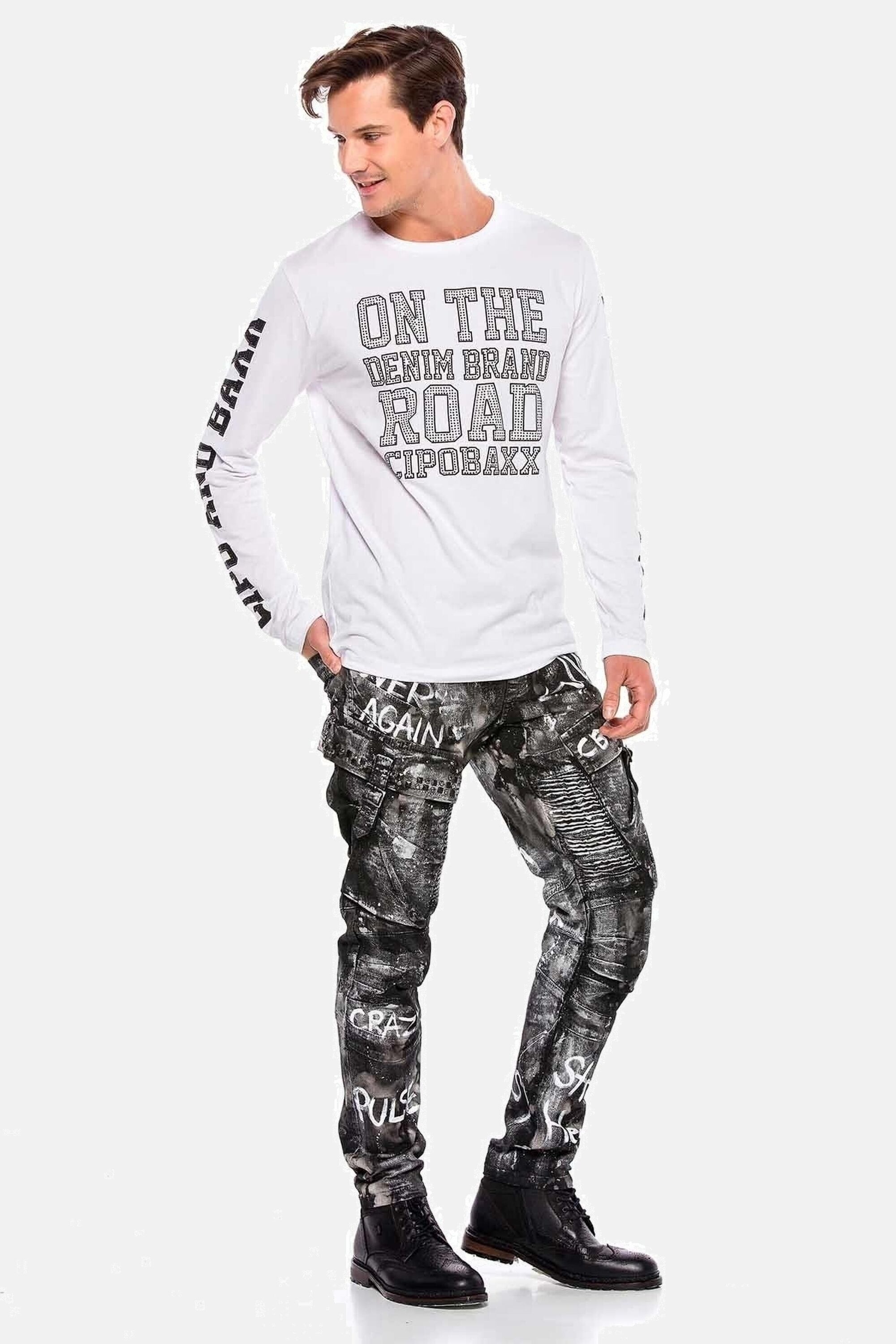 Cipo & Baxx Regular-fit-Jeans »Jeans«, im Regular-Fit, CD572