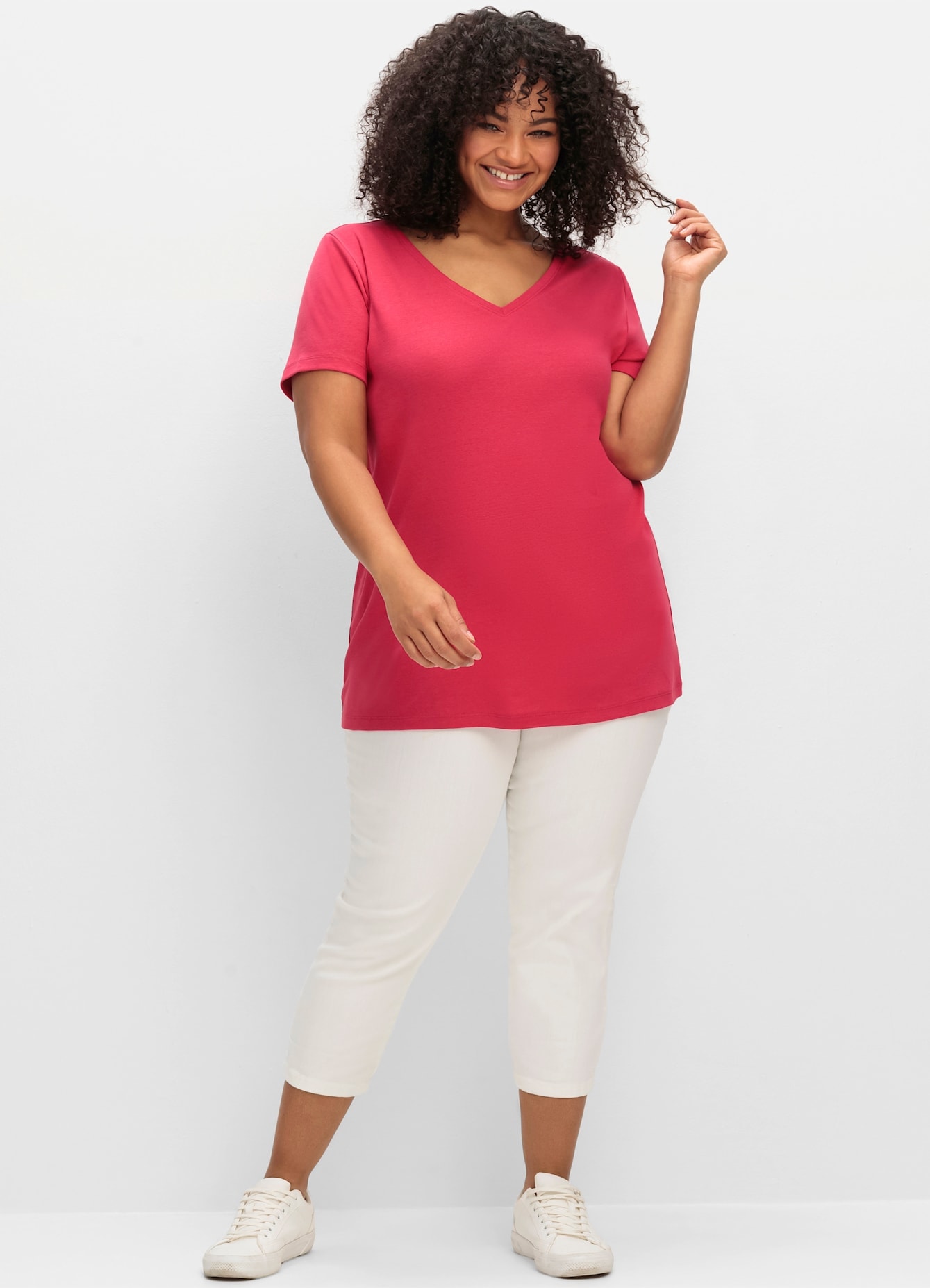 Sheego T-Shirt "T-Shirt", (1 tlg.) günstig online kaufen