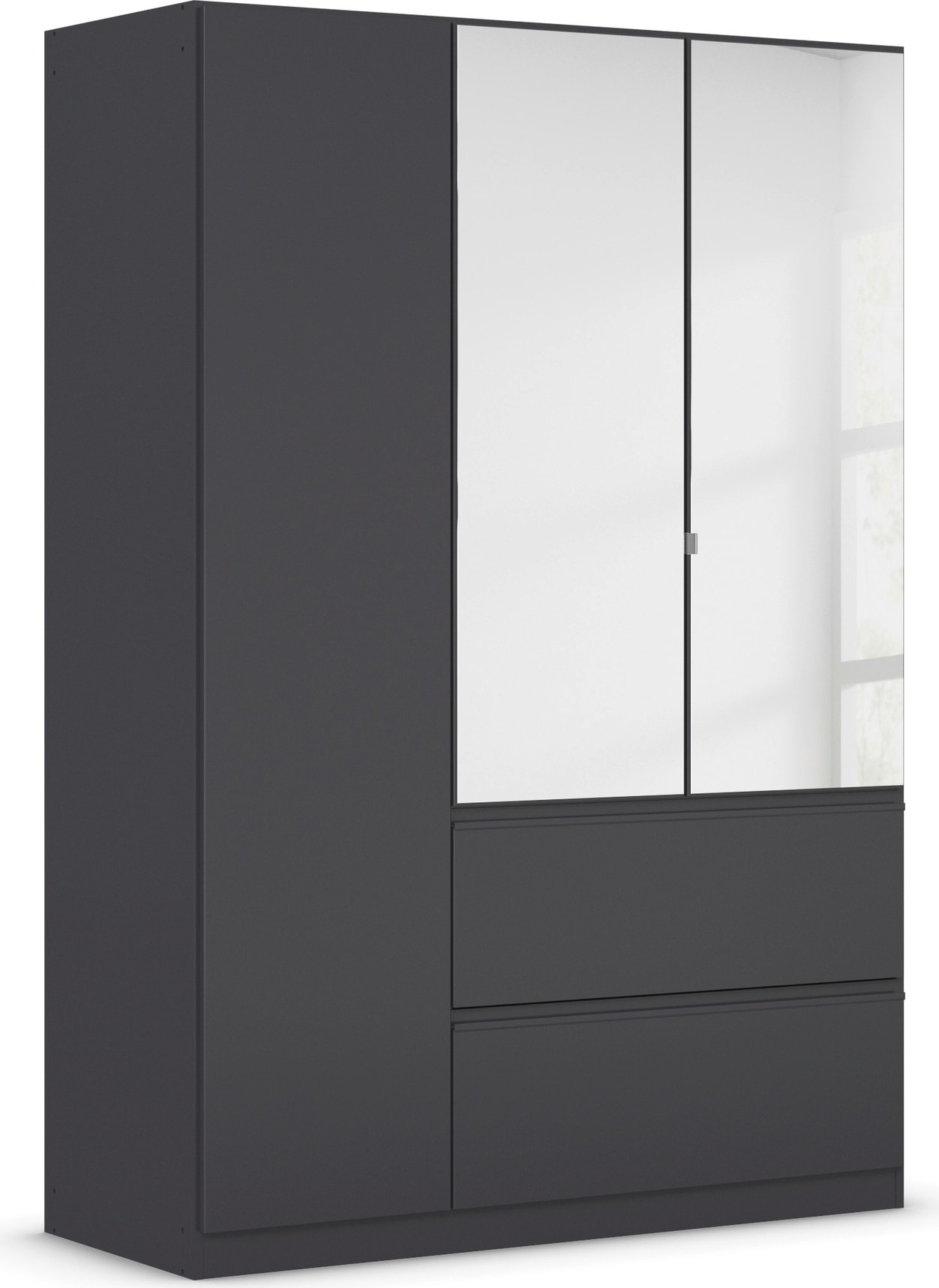 rauch Drehtürenschrank "Kleiderschrank Schrank Garderobe COSTA in den Breiten 91/136/181 cm" in 3 Ausstattungen BASIC/CLASSIC/PREMIUM, mit Spiegel, grifflose Front und Push-to-Open Funktion MADE IN GERMANY