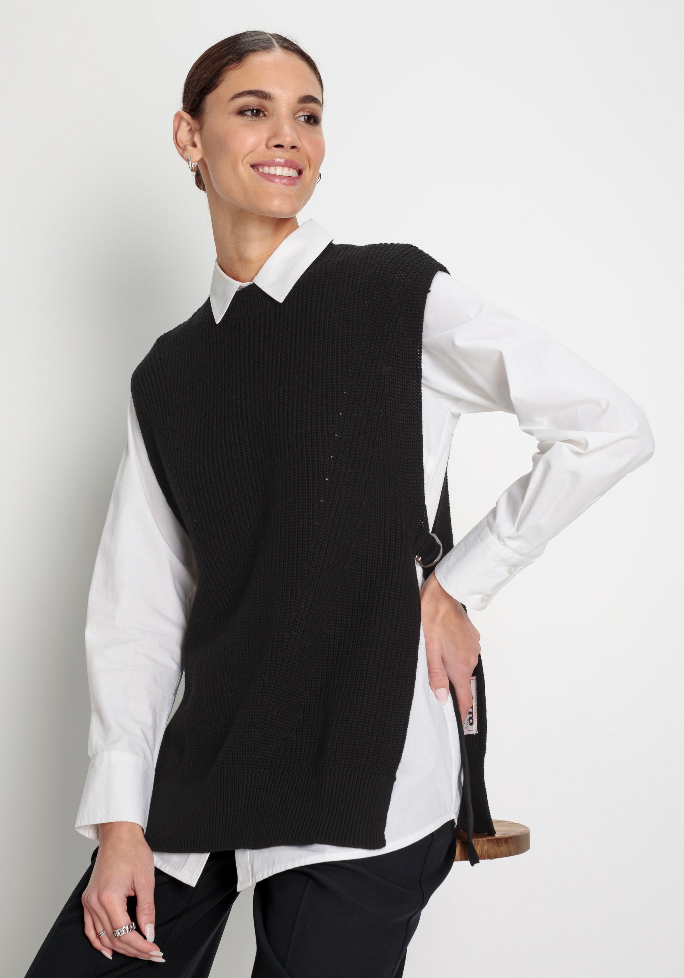 HECHTER PARIS Pullunder mit Seitenschnallen günstig online kaufen