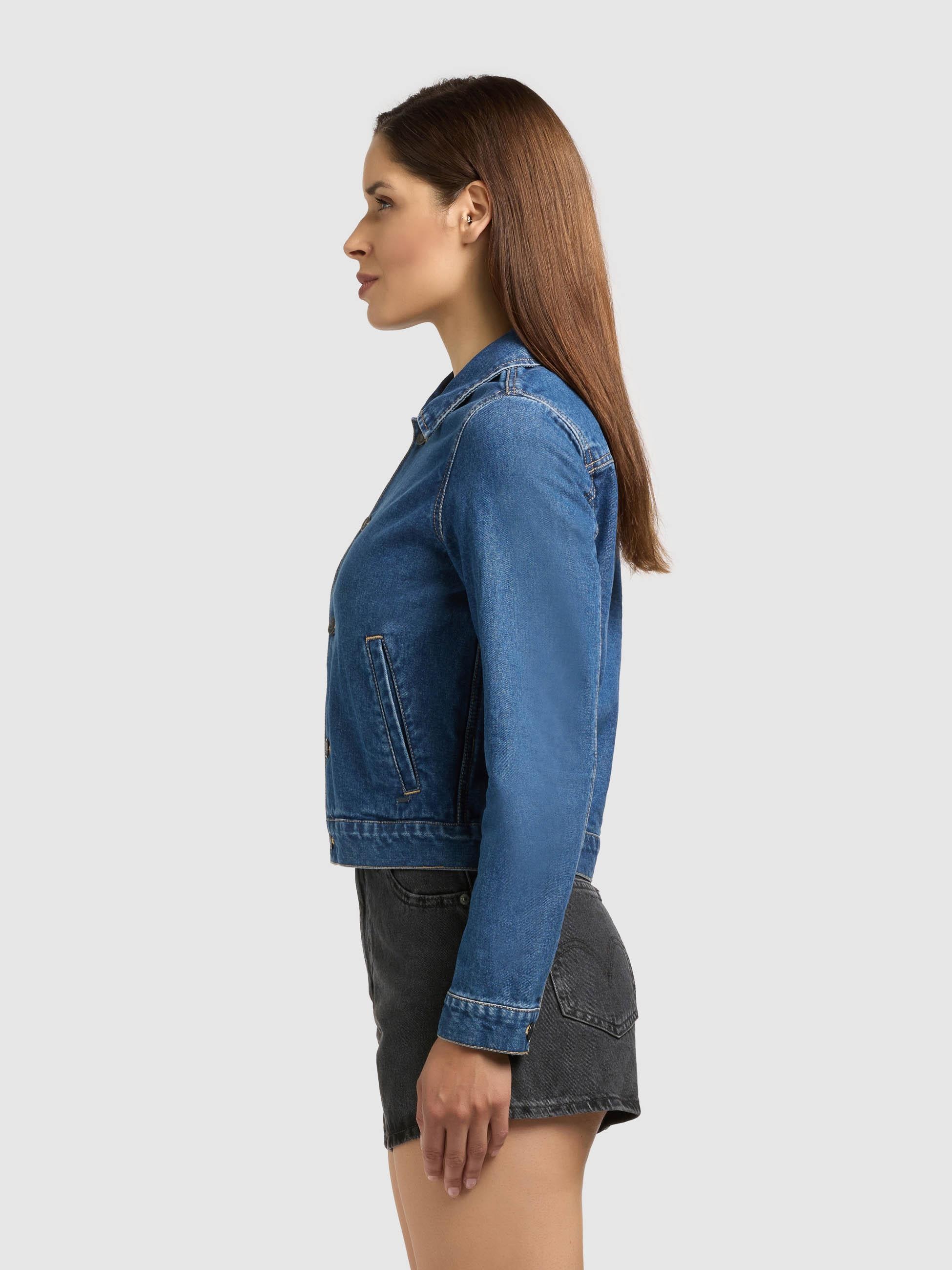 khujo Jeansjacke "Renia" ohne Kapuze Moderne Damen Denim-Jacke günstig online kaufen