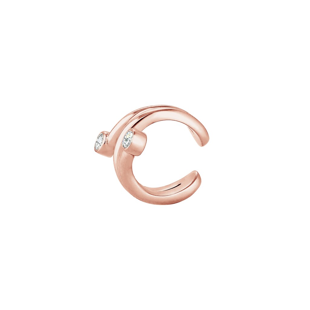 Elli Single-Ohrhaken »Single Earcuff Ohrklemme Kristalle 925 Silber«