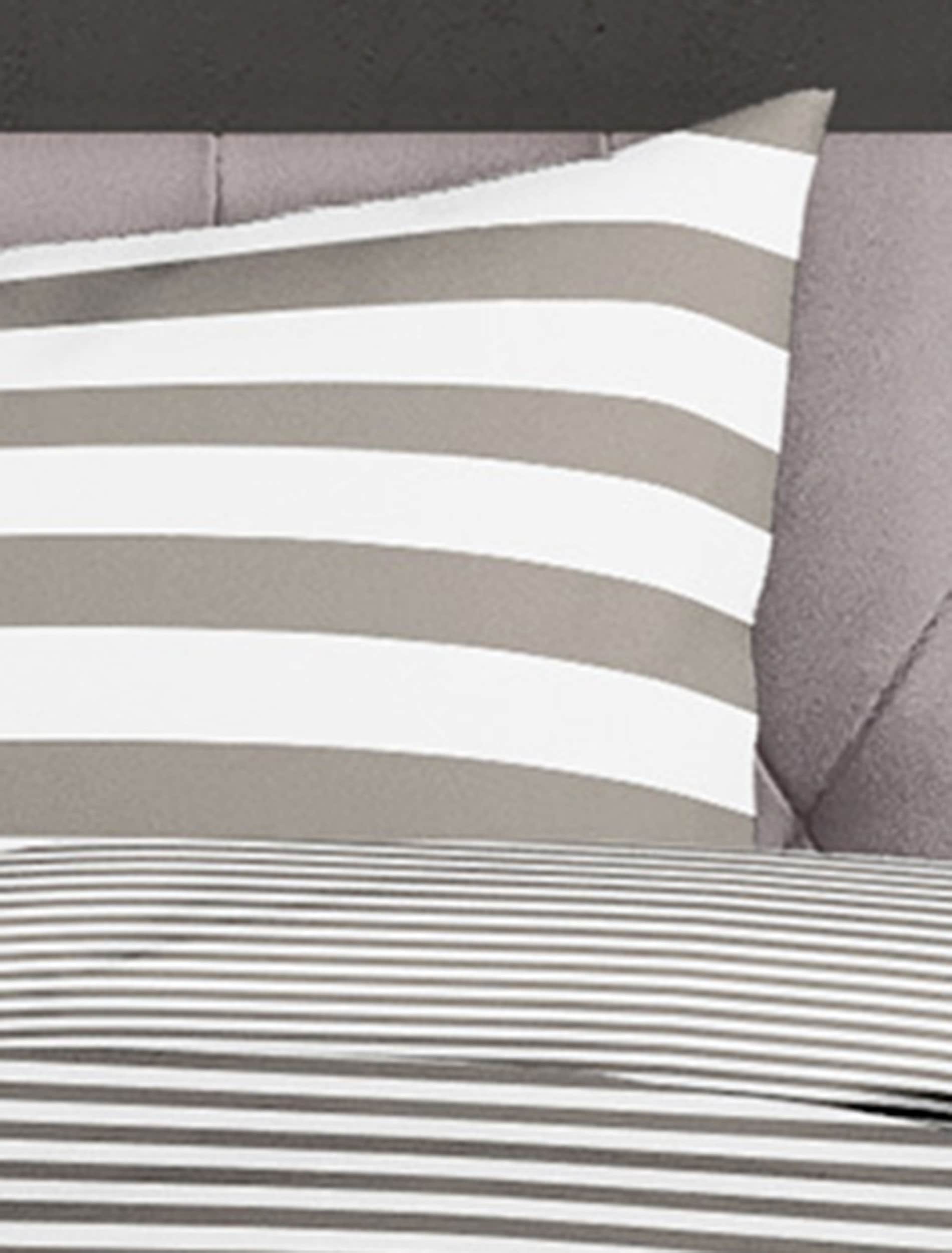 BIERBAUM Bettwäsche »Modern Stripes«, Mako-Satin, 100 % Baumwolle, gestreift, pflegeleicht