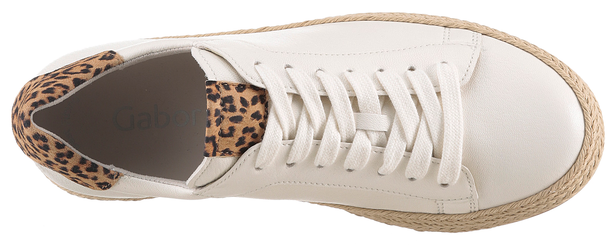 Gabor Plateausneaker, Halbschuh, Schnürschuh, Freizeitschuh mit Best Fitting-Ausstattung