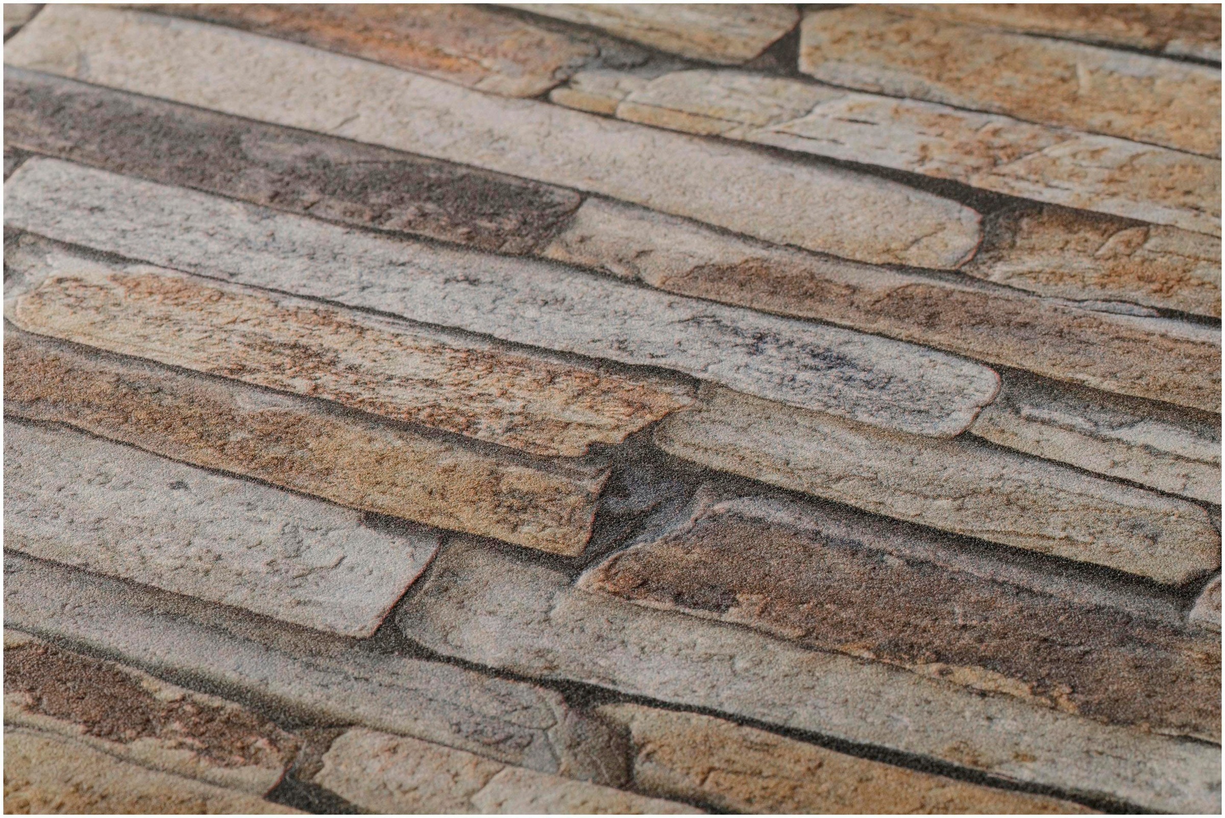 living walls Vliestapete »Best of Wood`n Stone 2nd Edition« Motiv | Steinoptik | gemustert glatt Landhaus Tapete Stein Tapeten Wohnzimmer modern Flur Design Wandtapete