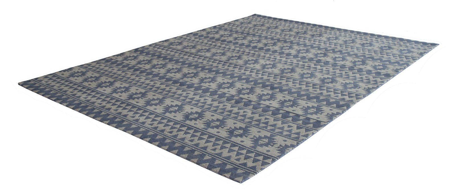 Teppich KAYOOM "Sunny 210", blau (hellblau), B:120cm H:8mm L:170cm, Polyester, Teppiche, Teppich, Besonders pflegeleicht. Im Innen- und Außenbereich verwendbar. 2