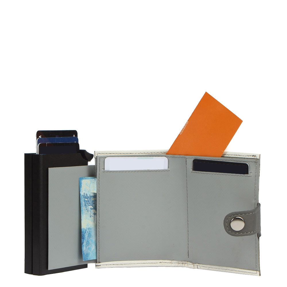 7clouds Mini Geldbörse »noonyu double tarpaulin«, Kreditkartenbörse aus Upcycling Tarpaulin