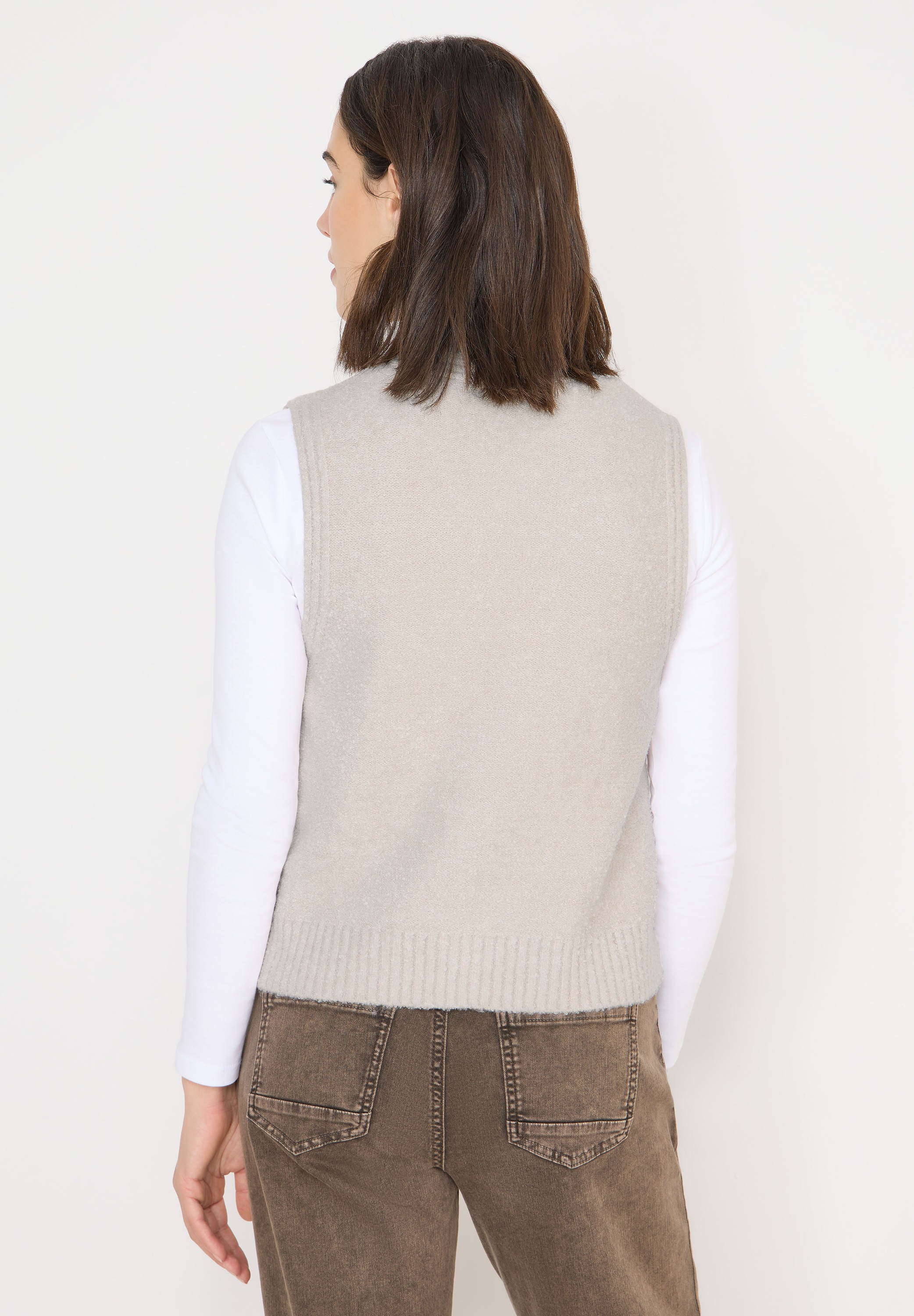 Cecil Kurzweste mit V-Ausschnitt günstig online kaufen