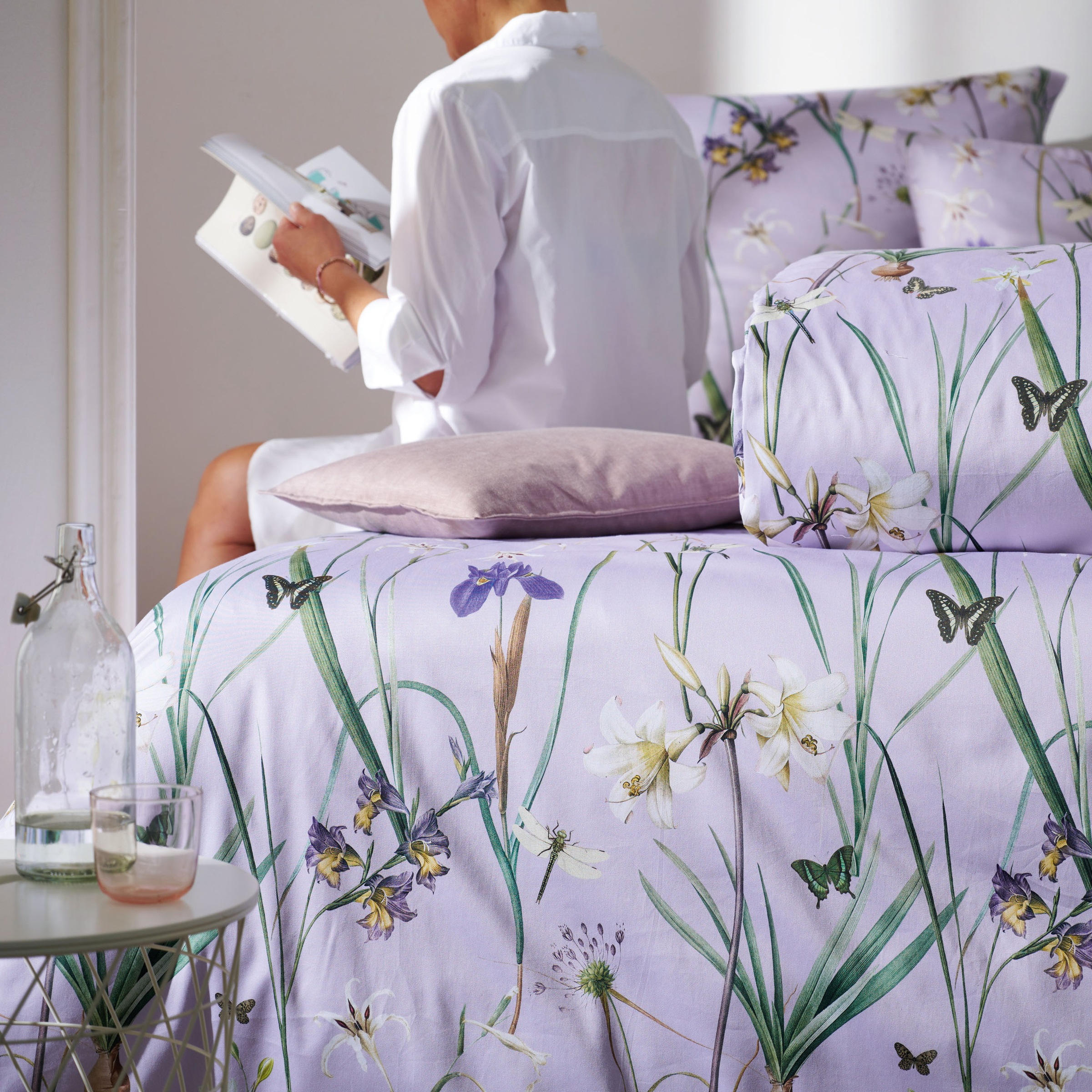 APELT Bettwäsche »Milly Gots«, modisches Blumenallover