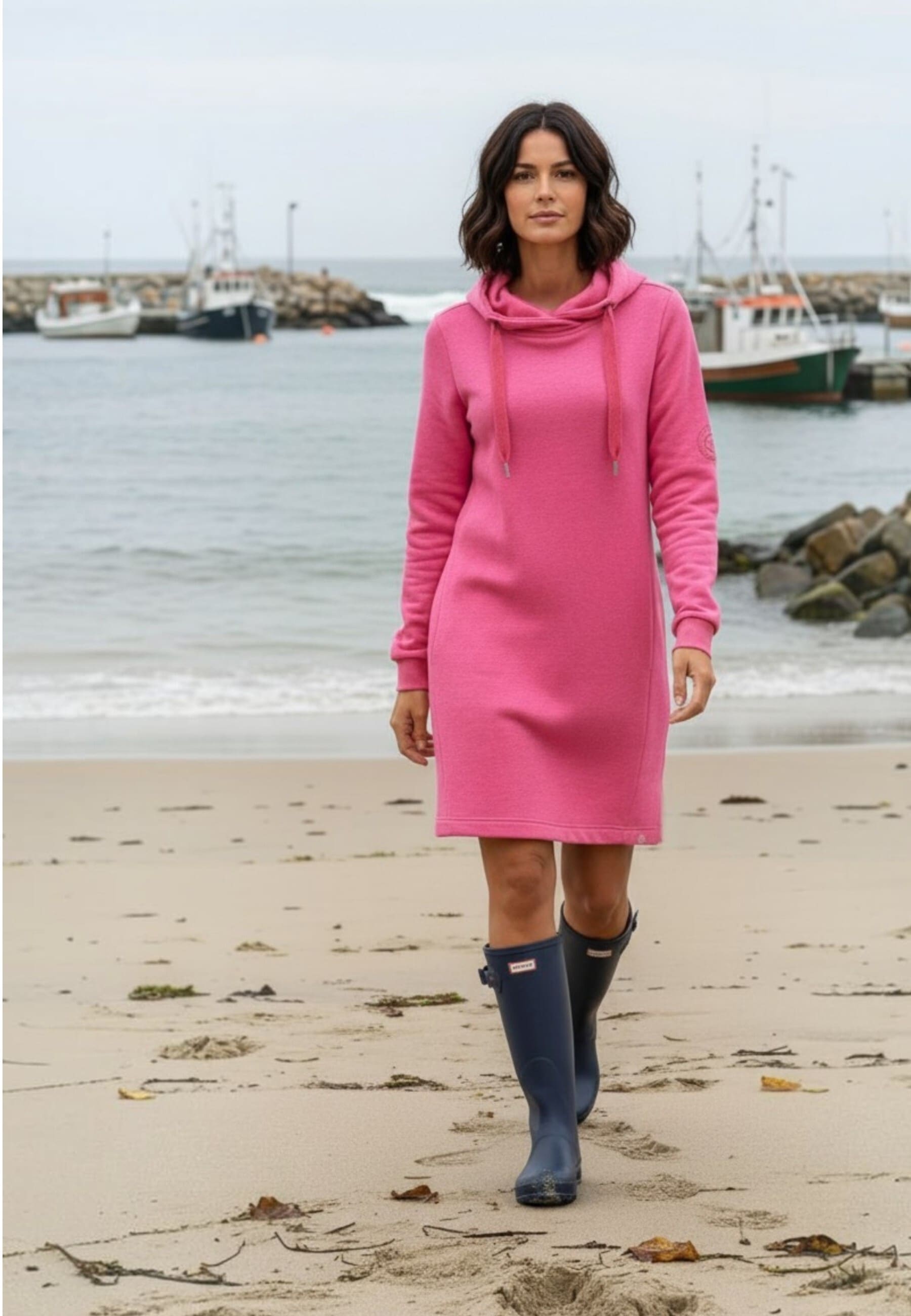 salzhaut Midikleid »Knielanges Kleid (Midi) MÖÖV«