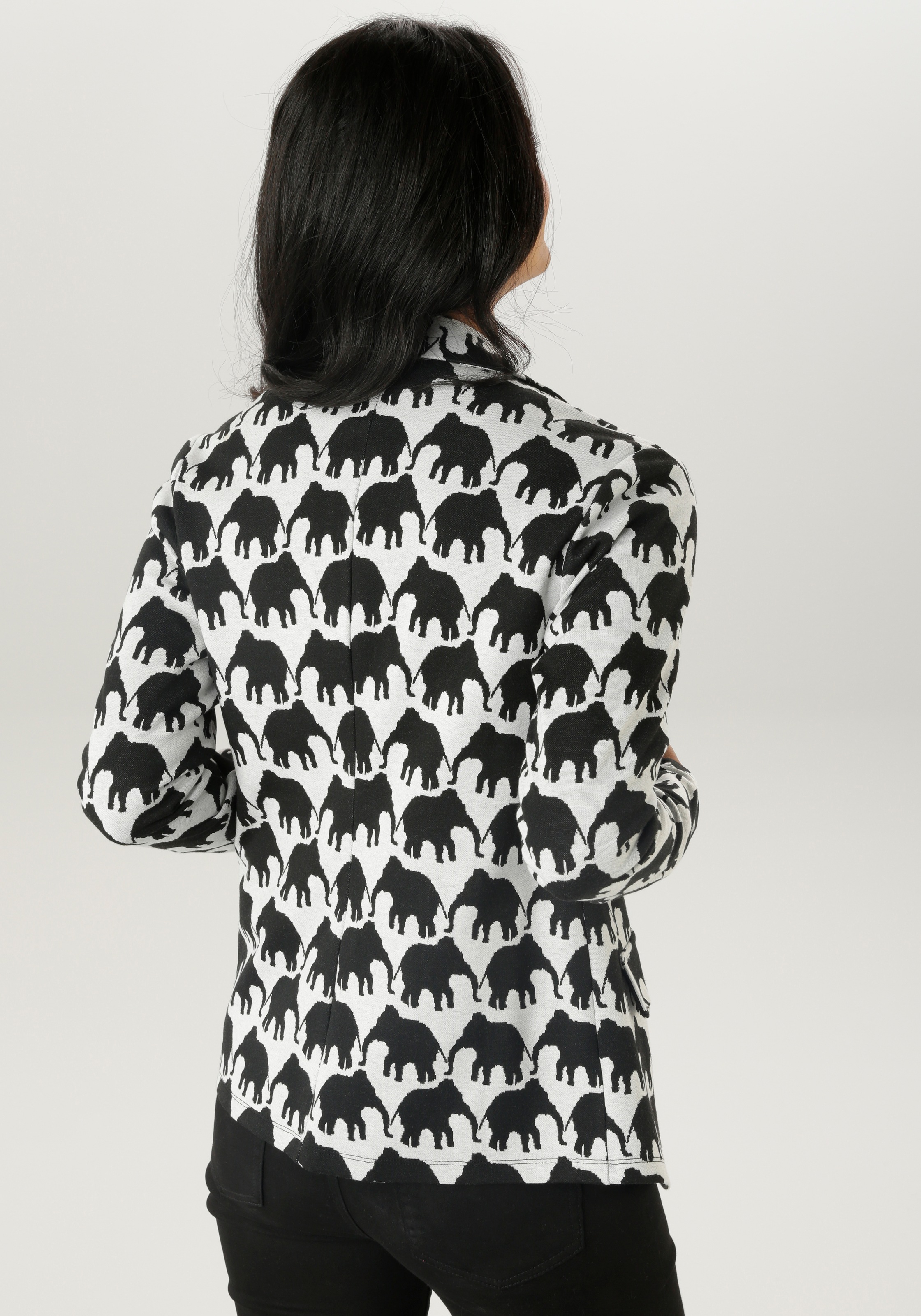 Aniston SELECTED Kurzblazer, in Jacquard-Qualität günstig online kaufen