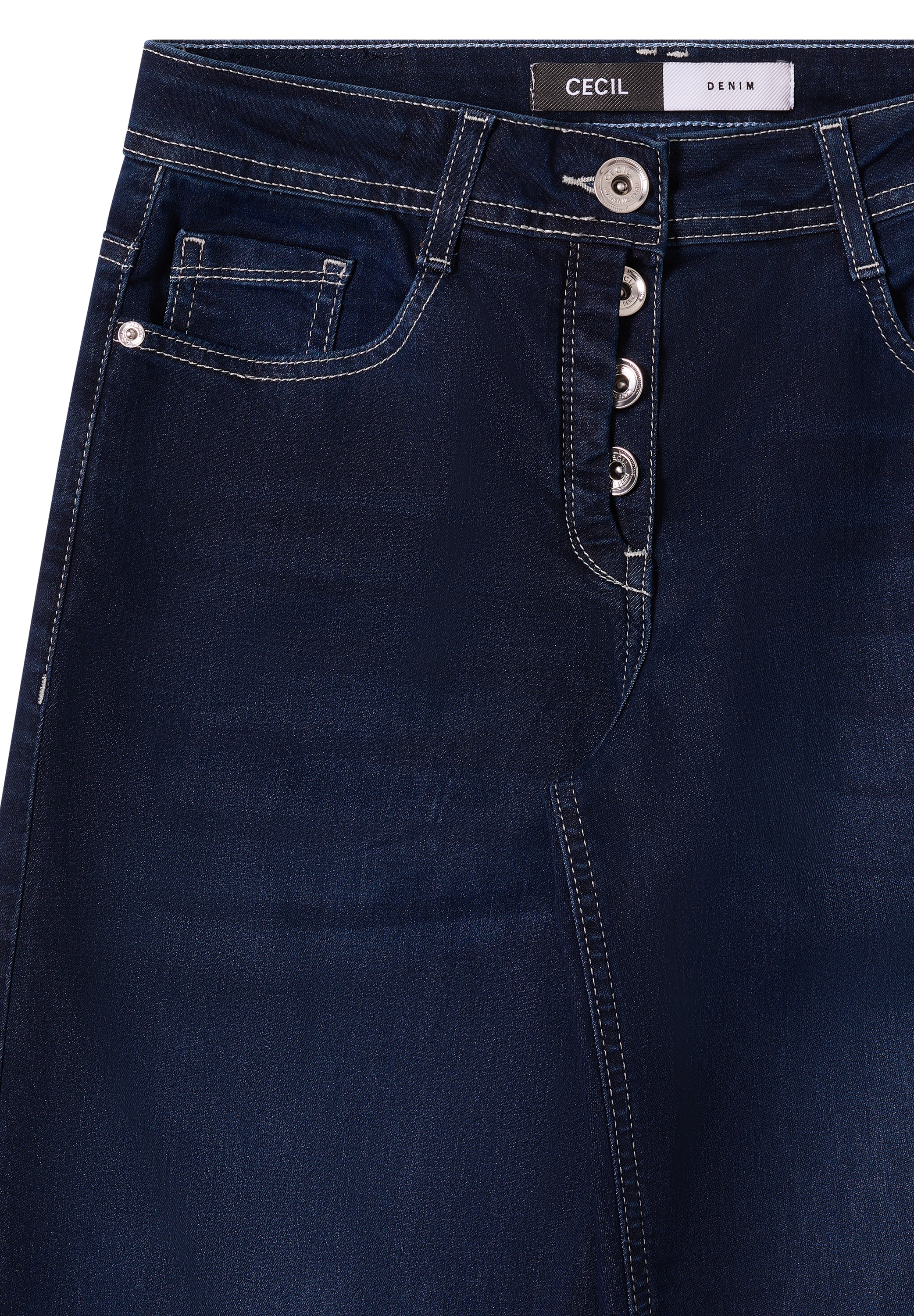 STREET ONE Loose-fit-Jeans, Middle Waist