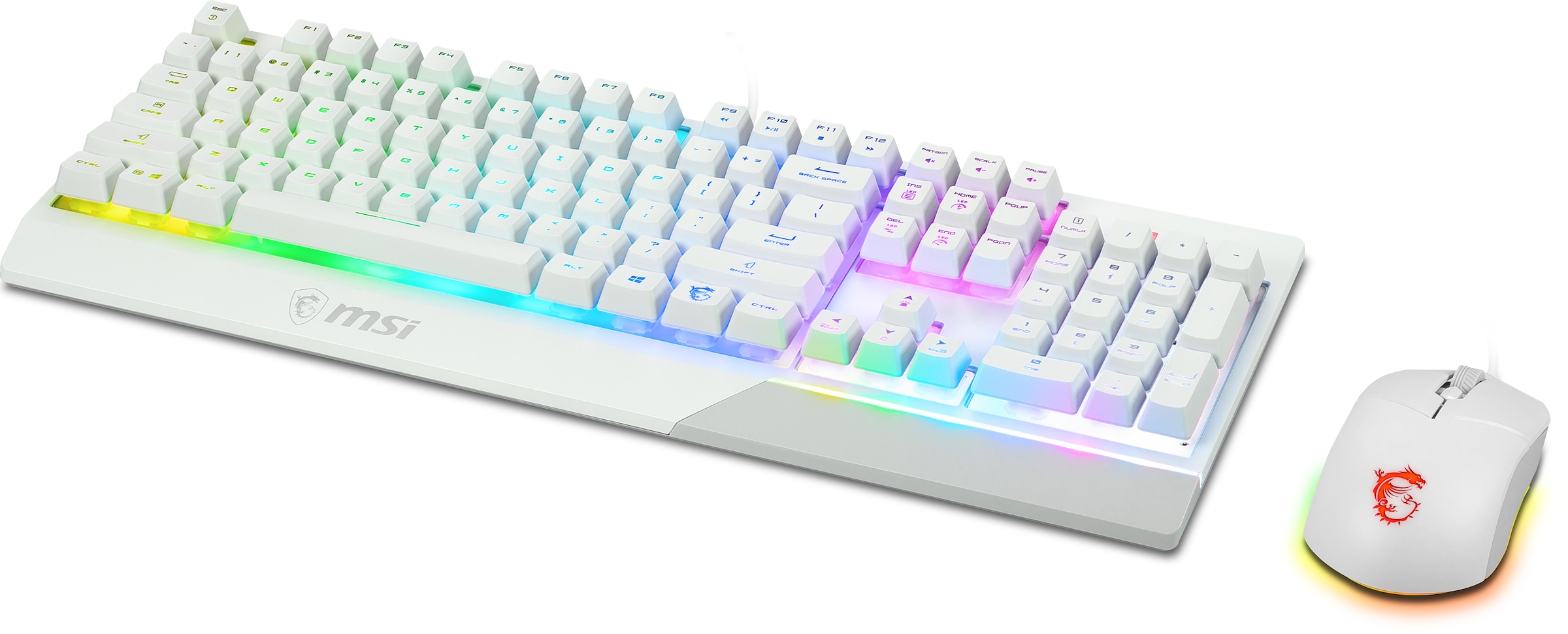 MSI Eingabegeräte-Set »VIGOR GK30 COMBO weiß«