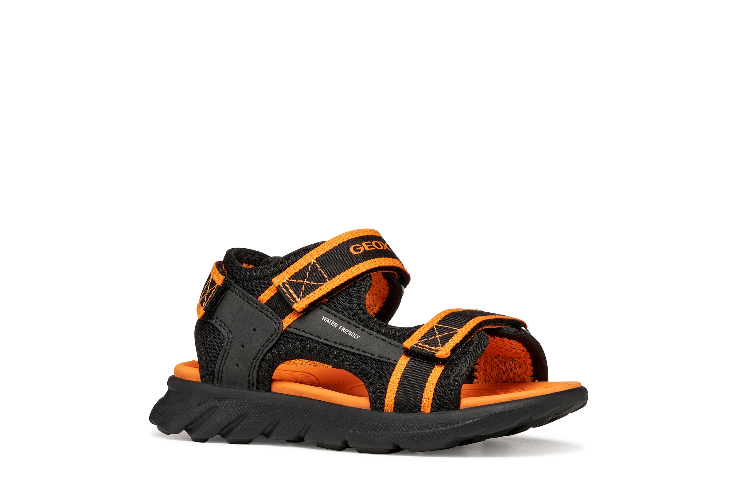 Geox Sandale "J SANDAL AIRADYUM BO" Klettschuh, Freizeitschuh mit Größenschablone zum Download
