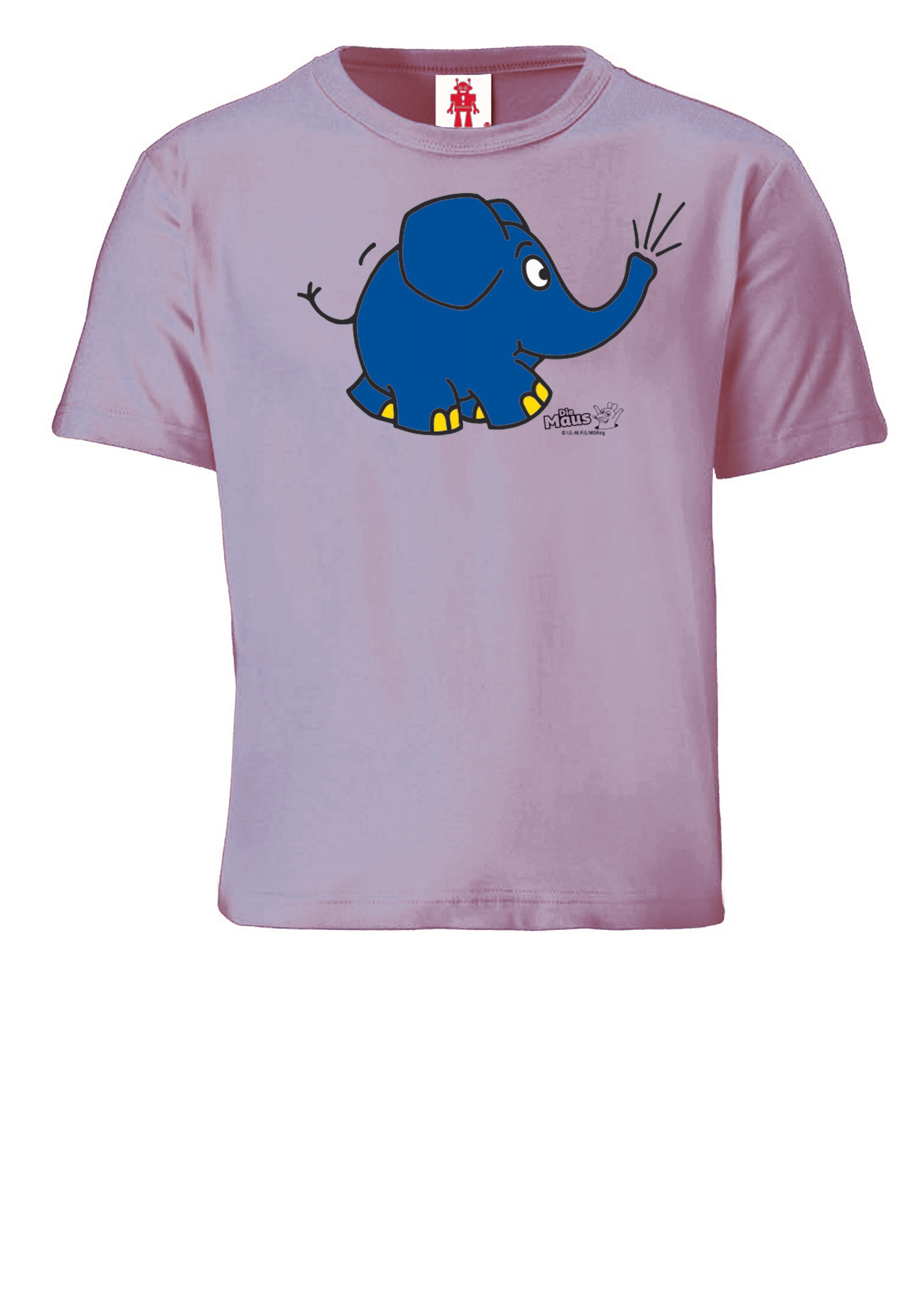 Print T-Shirt »Sendung mit | Törö«, Maus online LOGOSHIRT Elefant bestellen mit coolem - BAUR der
