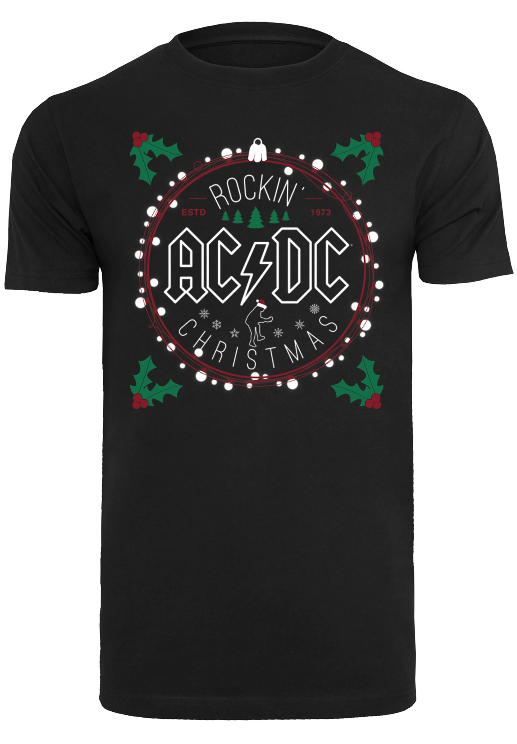 F4NT4STIC T-Shirt »ACDC Christmas Weihnachten«, Print