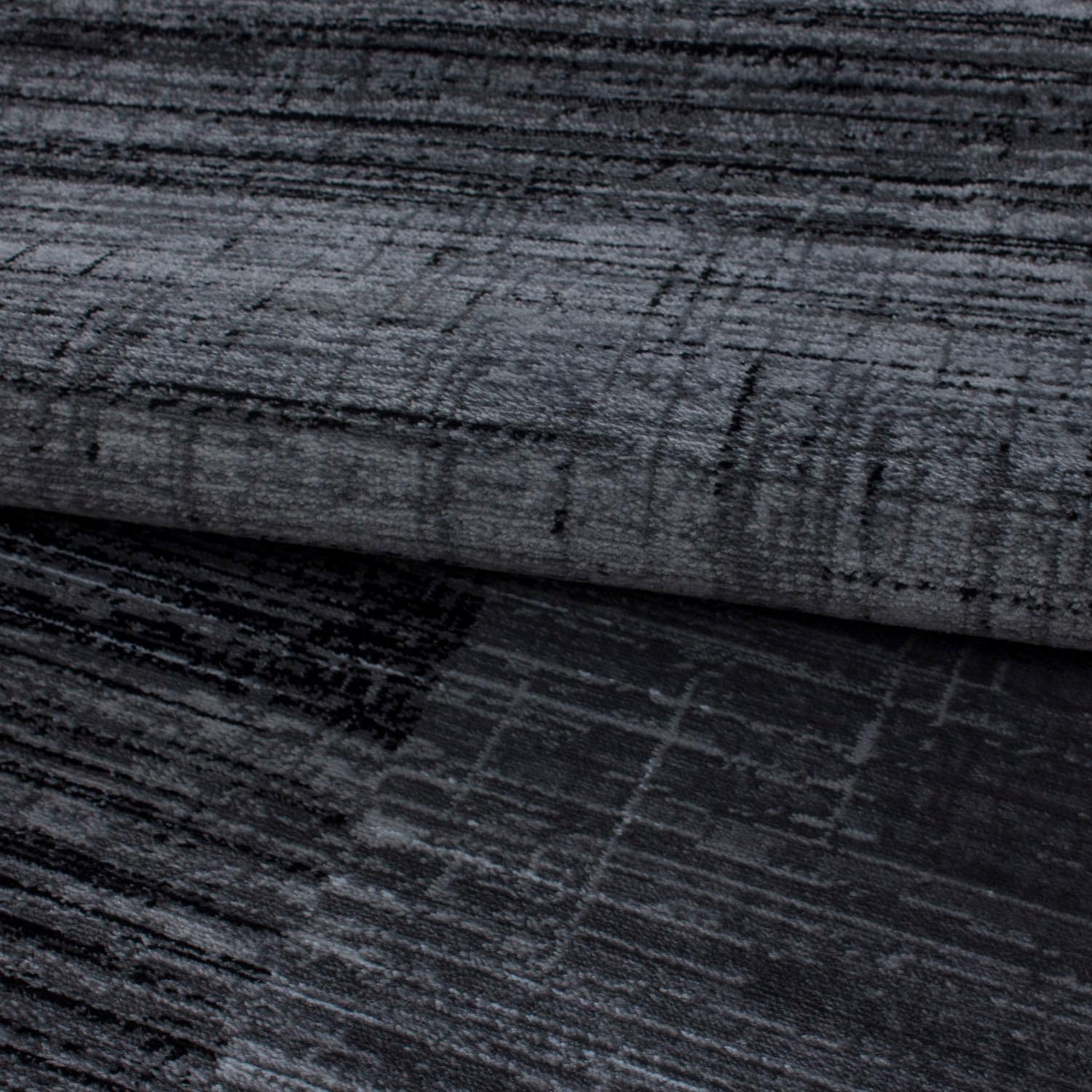 Teppich AYYILDIZ TEPPICHE "Plus 8001" Gr. 6, schwarz, B:200cm H:6mm L:290cm, Kunstfaser, Teppiche, Teppich, Läufer, gemusterter Flachflor, robust, Webteppich, alle Räume 2