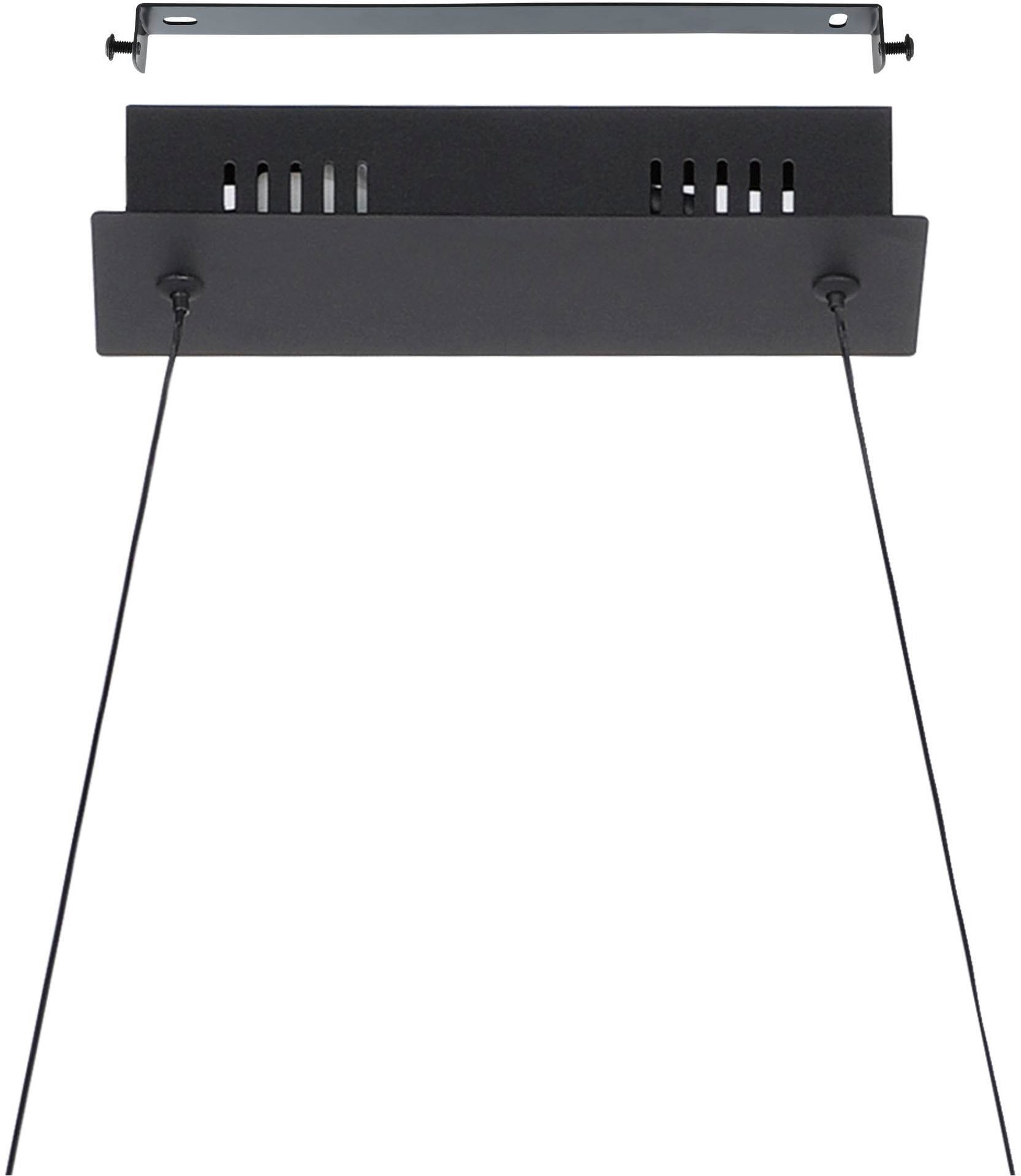 EGLO Hängeleuchte »Lasana 3 Pendelleuchte, Wohnzimmerlampe, Stahl und Kunsstoff, Lampe« LED-Modul 1 Stk. Warmweiß