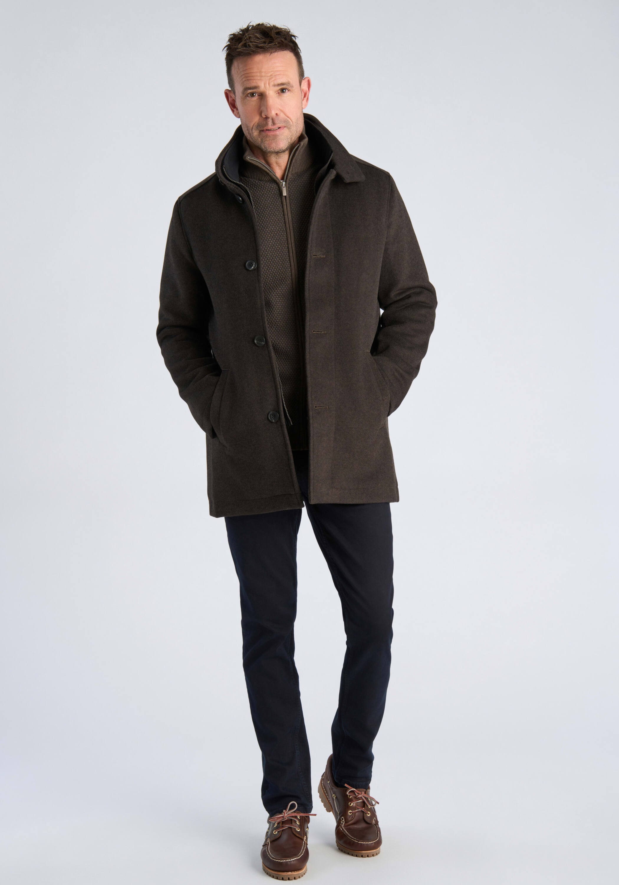 BISON Kurzmantel »Mantel Comfort Fit«