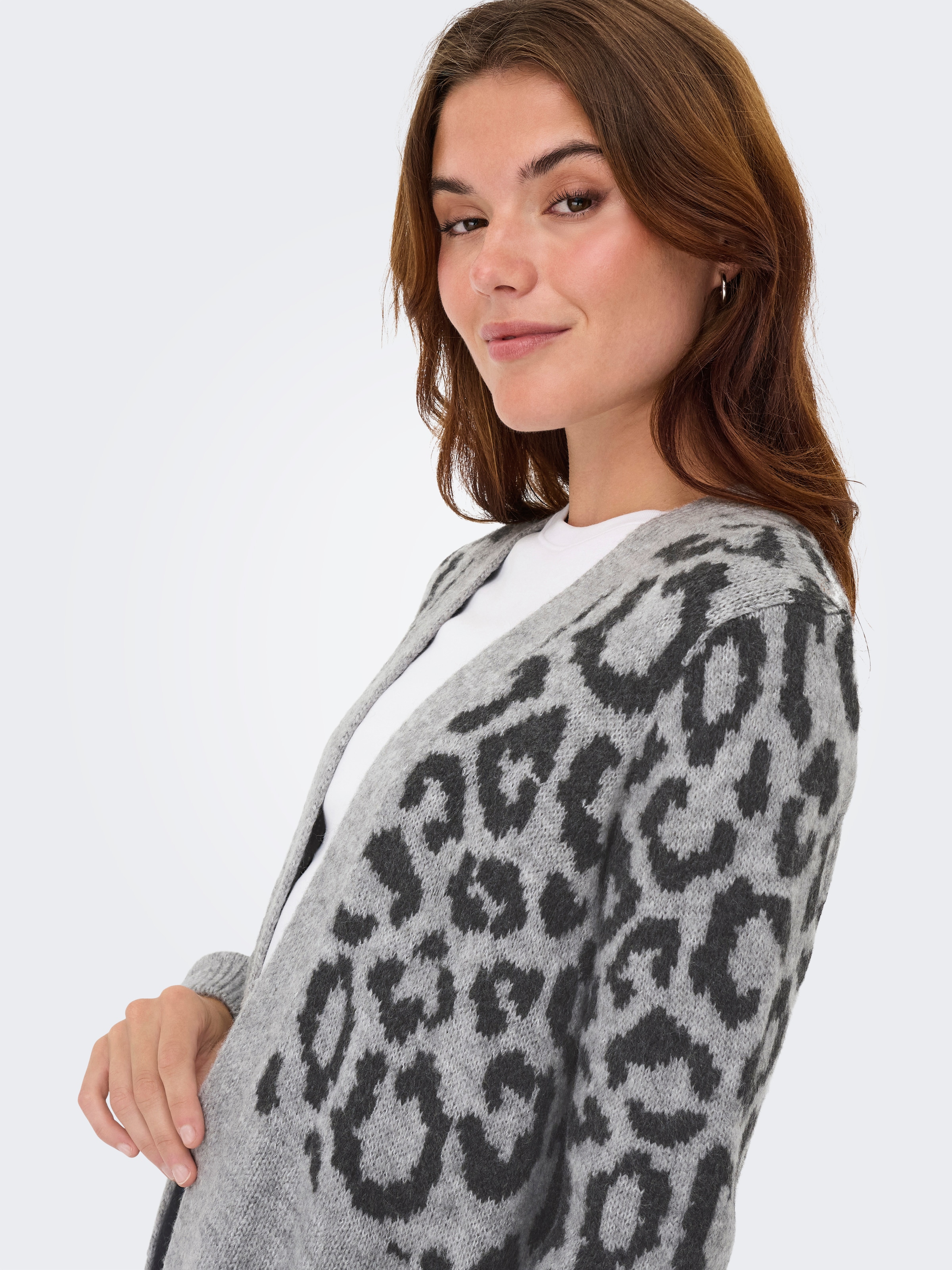 ONLY Strickjacke »ONLJADE ANIMAL LS CARDIGAN CC KNT«