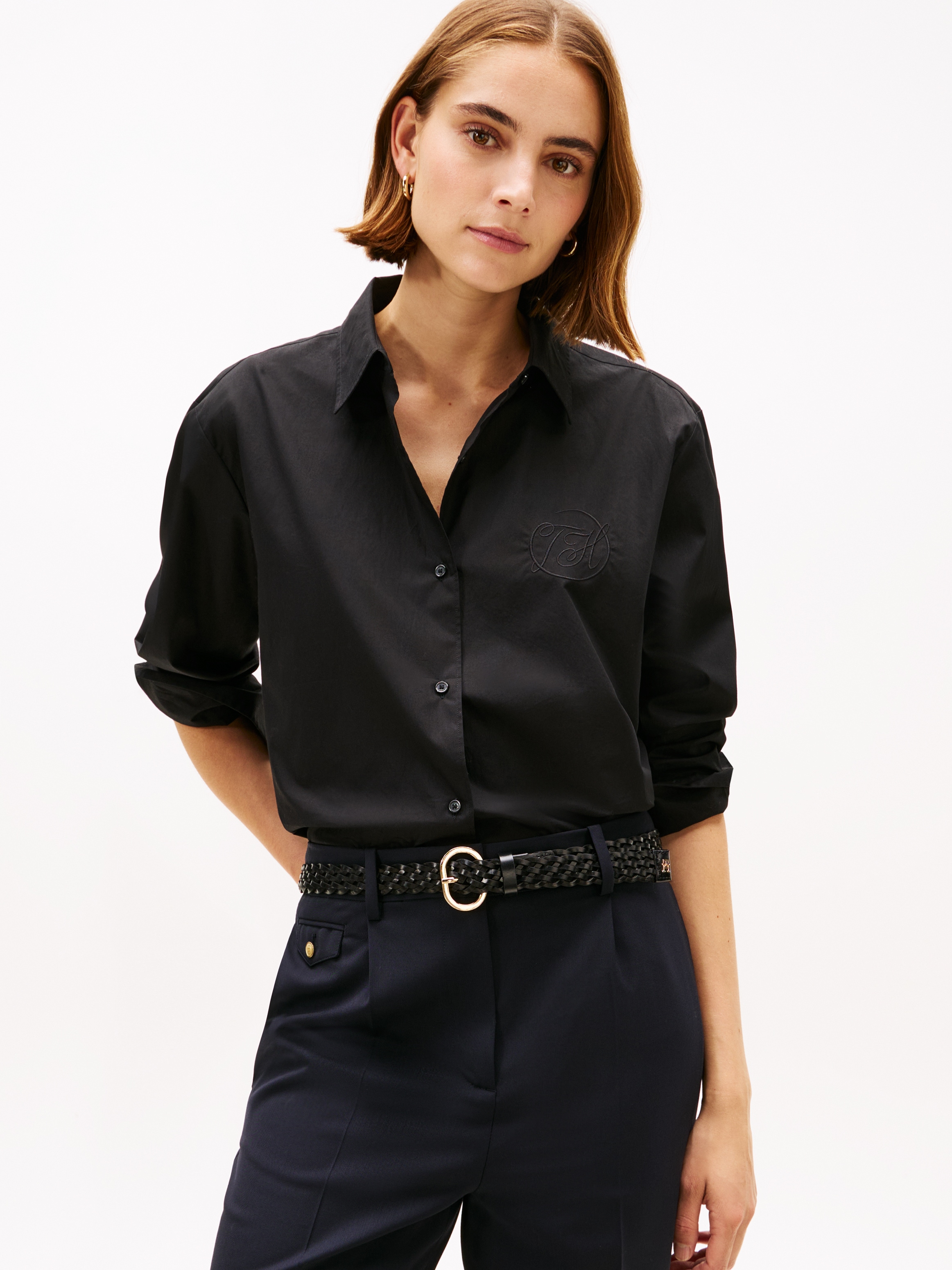 Tommy Hilfiger Hemdbluse "COTTON EASY SHIRT" günstig online kaufen