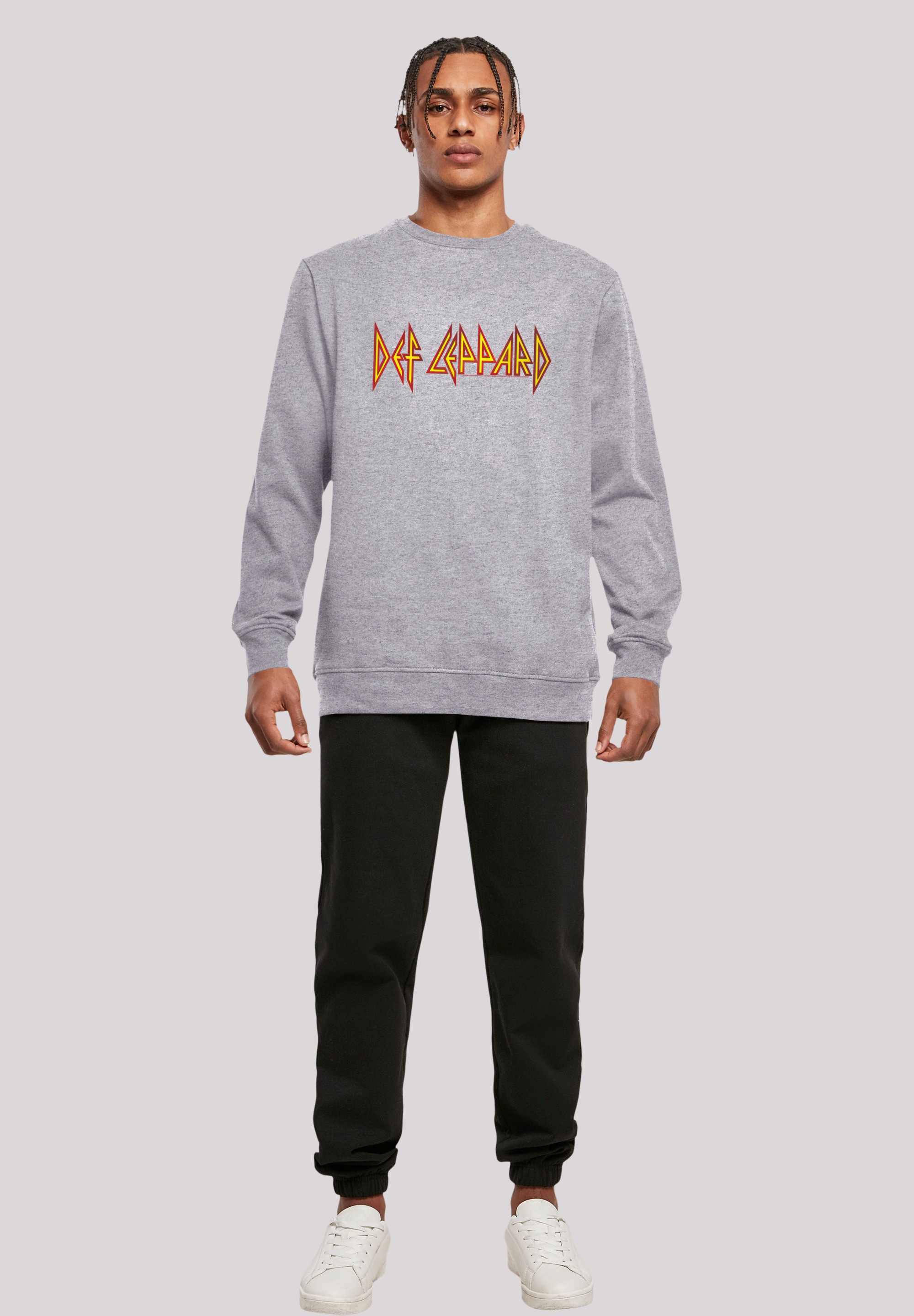 F4NT4STIC Sweatshirt »Def Leppard Shatter Logo«, Premium Qualität