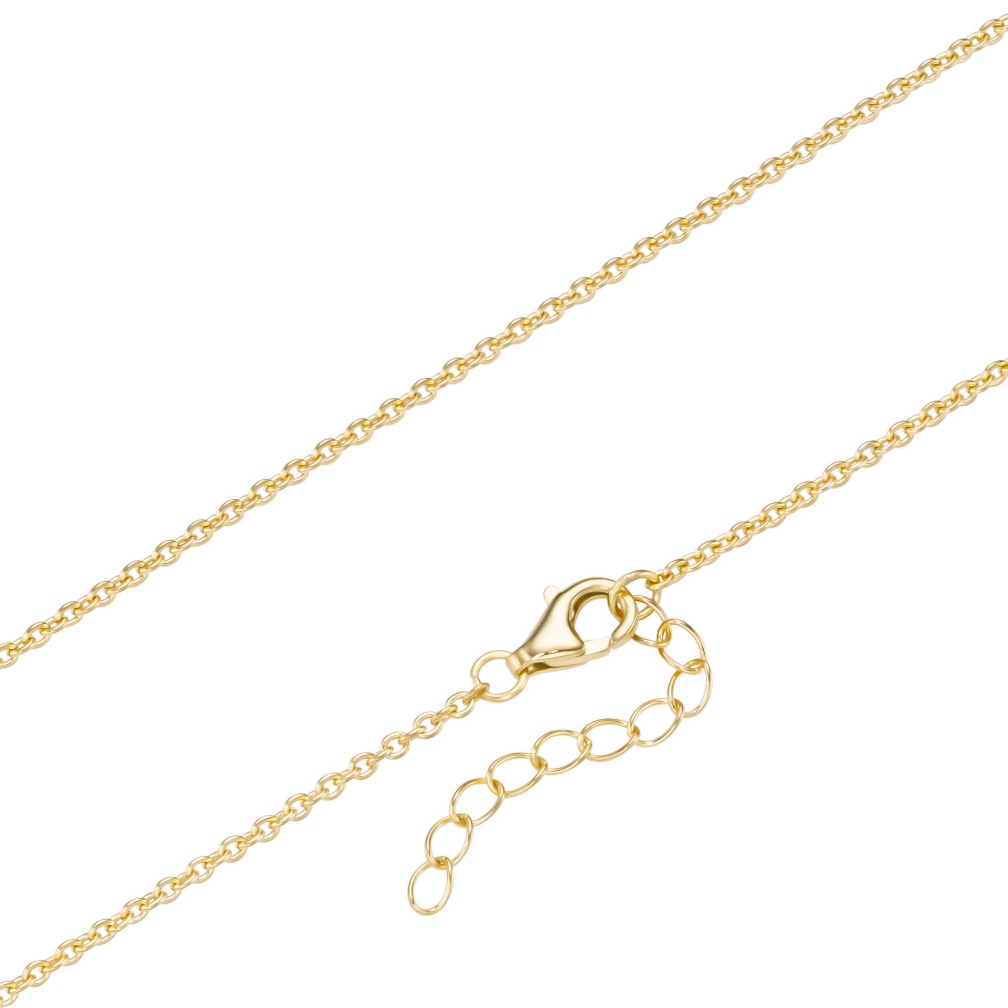 Firetti Kette mit Anhänger »Schmuck Geschenk Silber 925 Halsschmuck Halskette Tropfen«, mit Blautopas, Zirkonia (synth.)