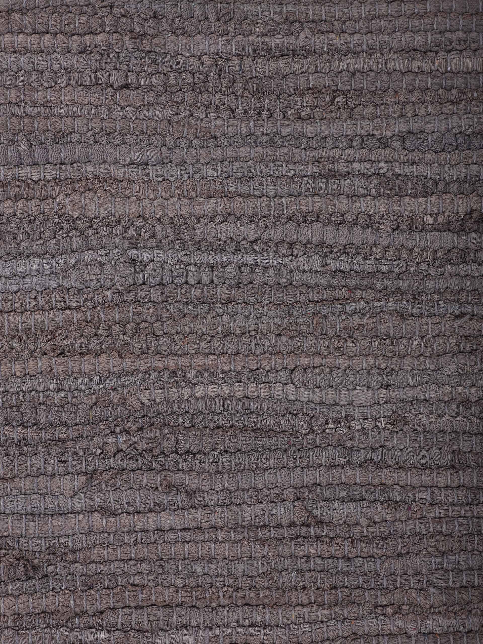 carpetfine Teppich »Kelim Chindi uni, auch als Läufer«, rechteckig, 5 mm Höhe, Wendeteppich, reine Baumwolle, handgewebt, Uni-Farben, mit Fransen