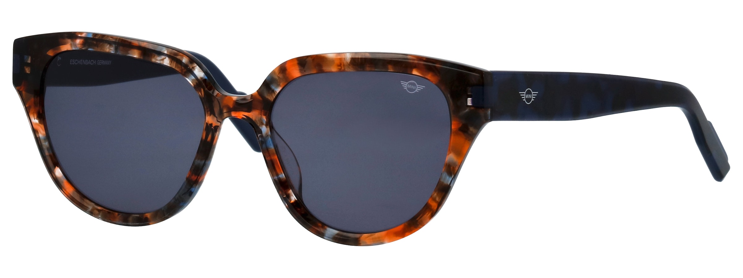 Sonnenbrille MINI EYEWEAR "MINI EYEWEAR Sonnenbrille", Damen, blau (rot, blau havanna), Sonnenbrillen Sonnenbrille