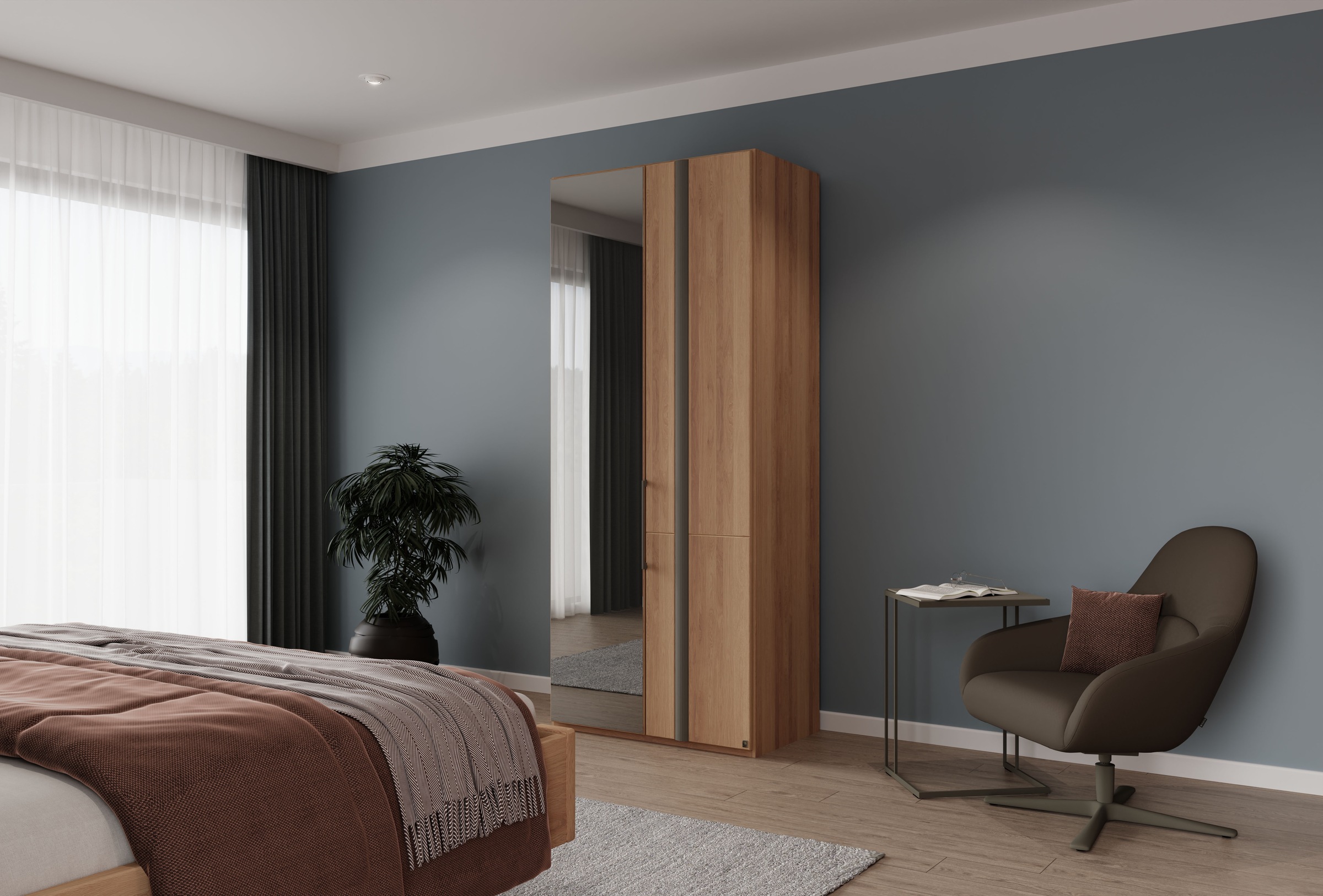 Musterring Kleiderschrank "Sorrent, Kleiderschrank, Schrank, teilmassiv Eic günstig online kaufen