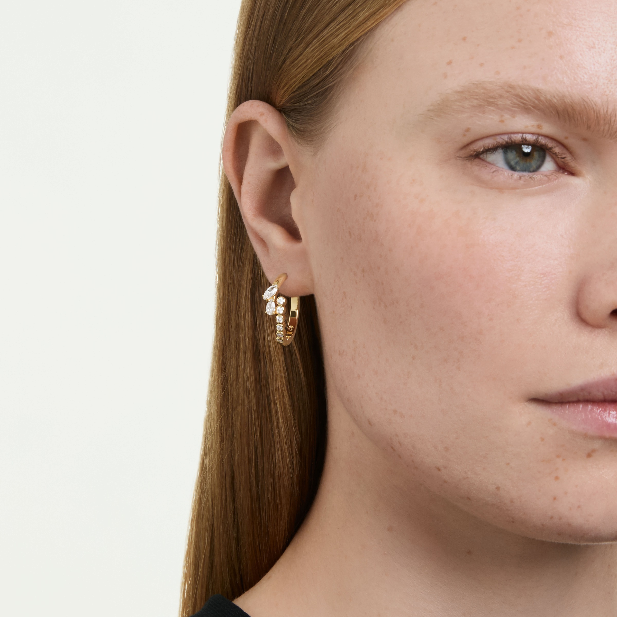 Swarovski Paar Creolen »Schmuck Geschenk MESMERA Ohrringe« mit Swarovski® Kristall