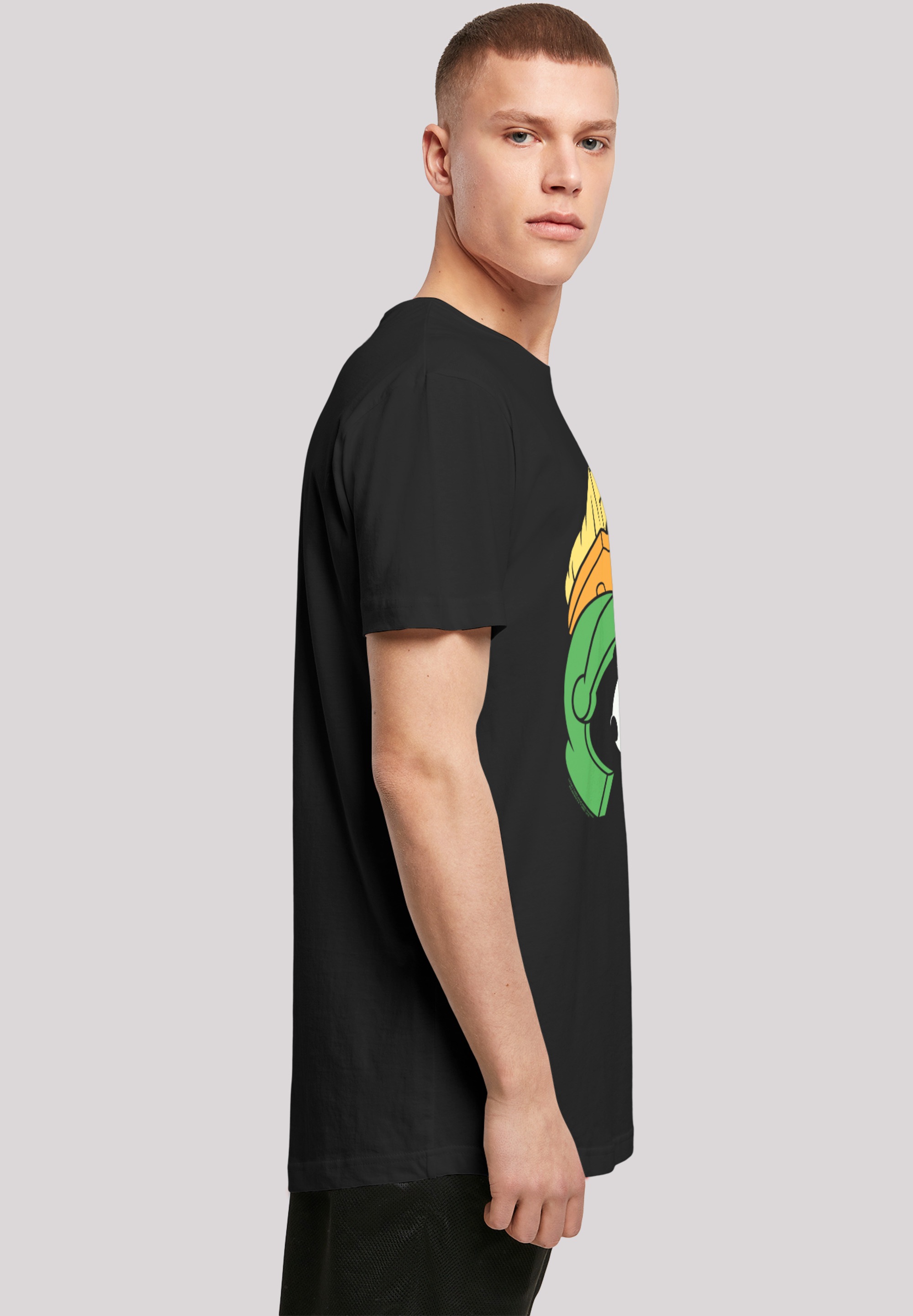 F4NT4STIC T-Shirt »Looney Tunes Marvin The Martian Face«, Herren,Premium Merch,Lang,Longshirt,Bedruckt