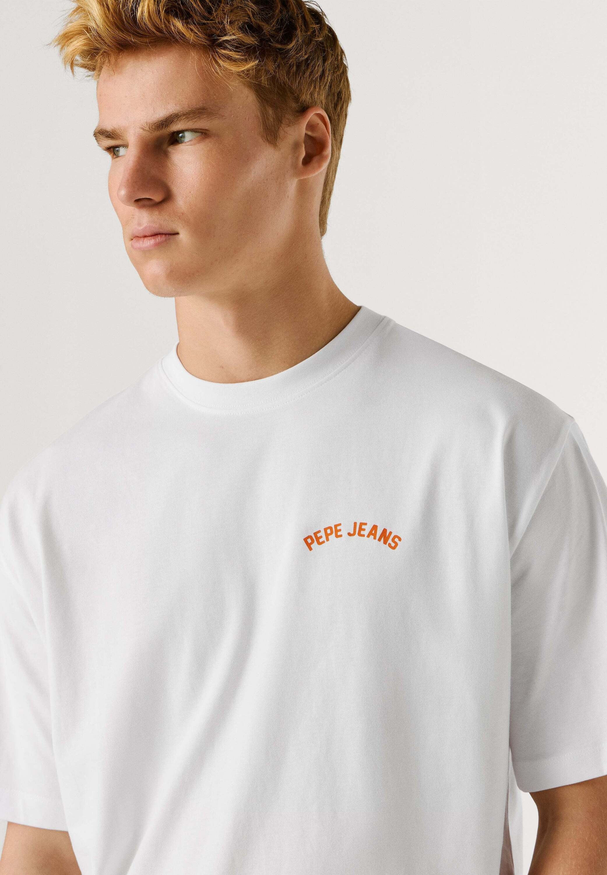 Pepe Jeans T-Shirt »basic t-shirt GIDEON MULTICOLOR TEE«