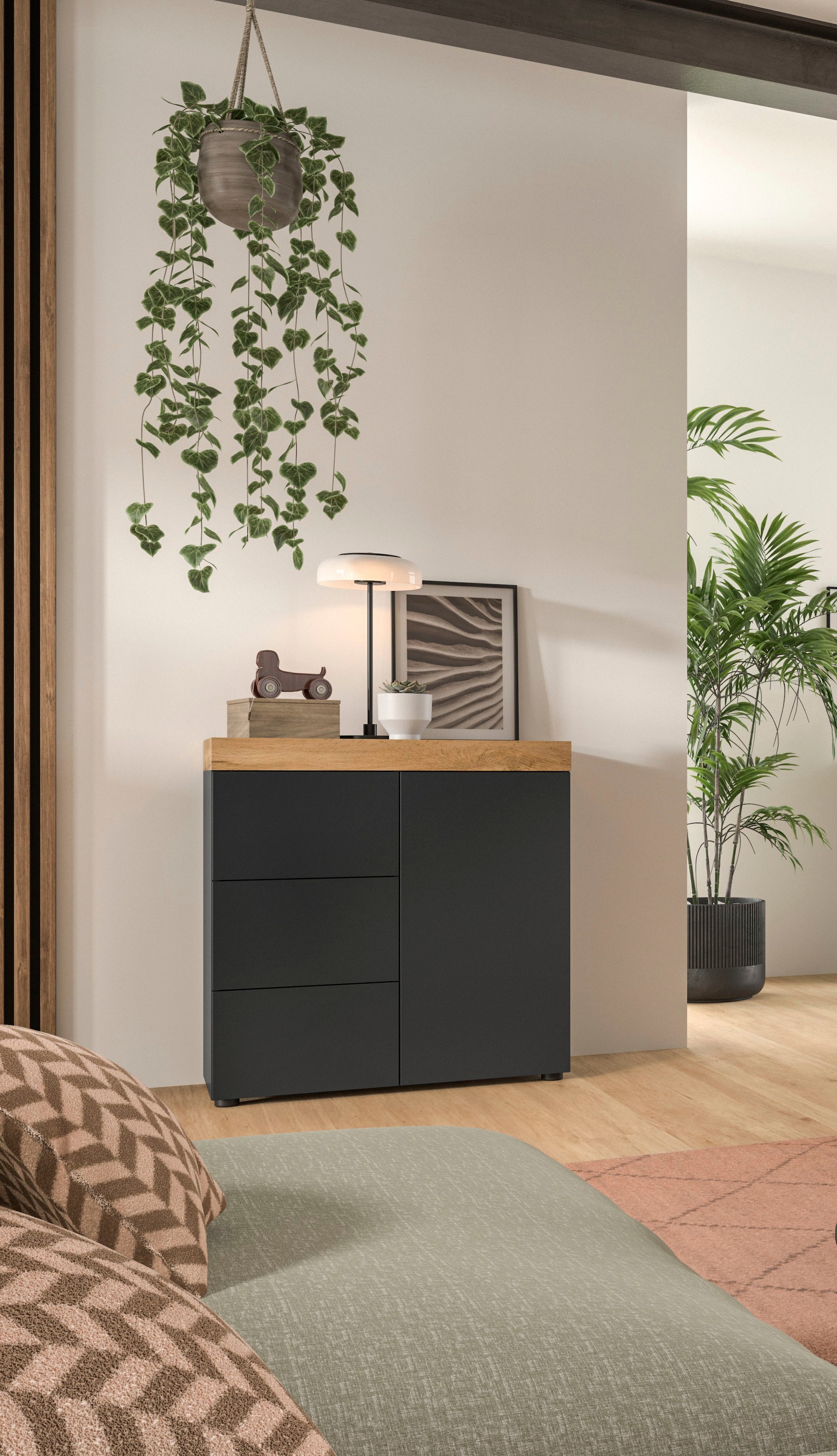 OTTO home Kommode »MAMBO« 2 farbige Ausführung, in verschiedenen Farben erhältlich, 1 Stk. tlg. Kommode, Anrichte, Wohnzimmer, Schlafzimmer