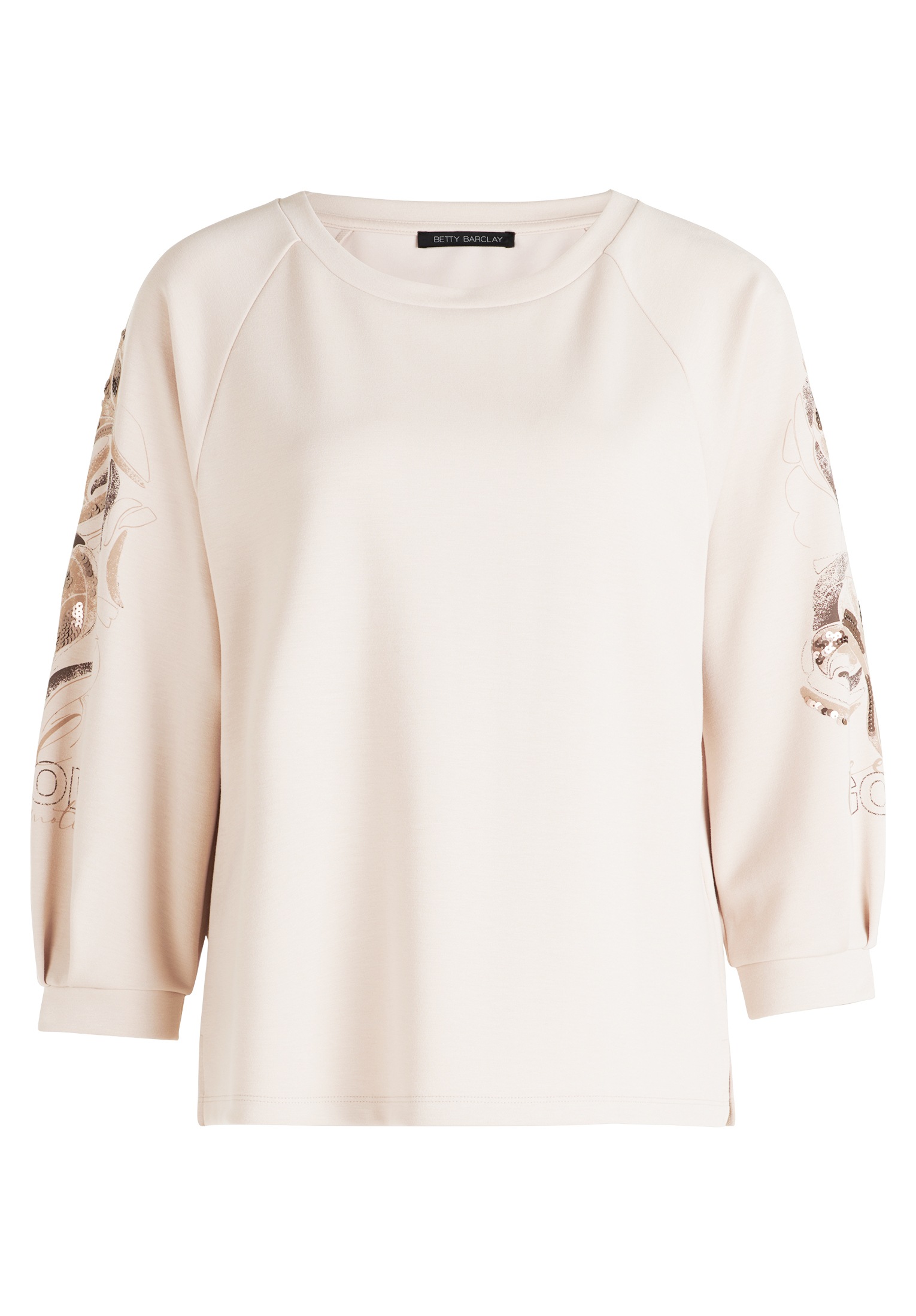 Betty Barclay 3/4-Arm-Shirt "Betty Barclay Damen Sweatshirt mit Trompetenär günstig online kaufen