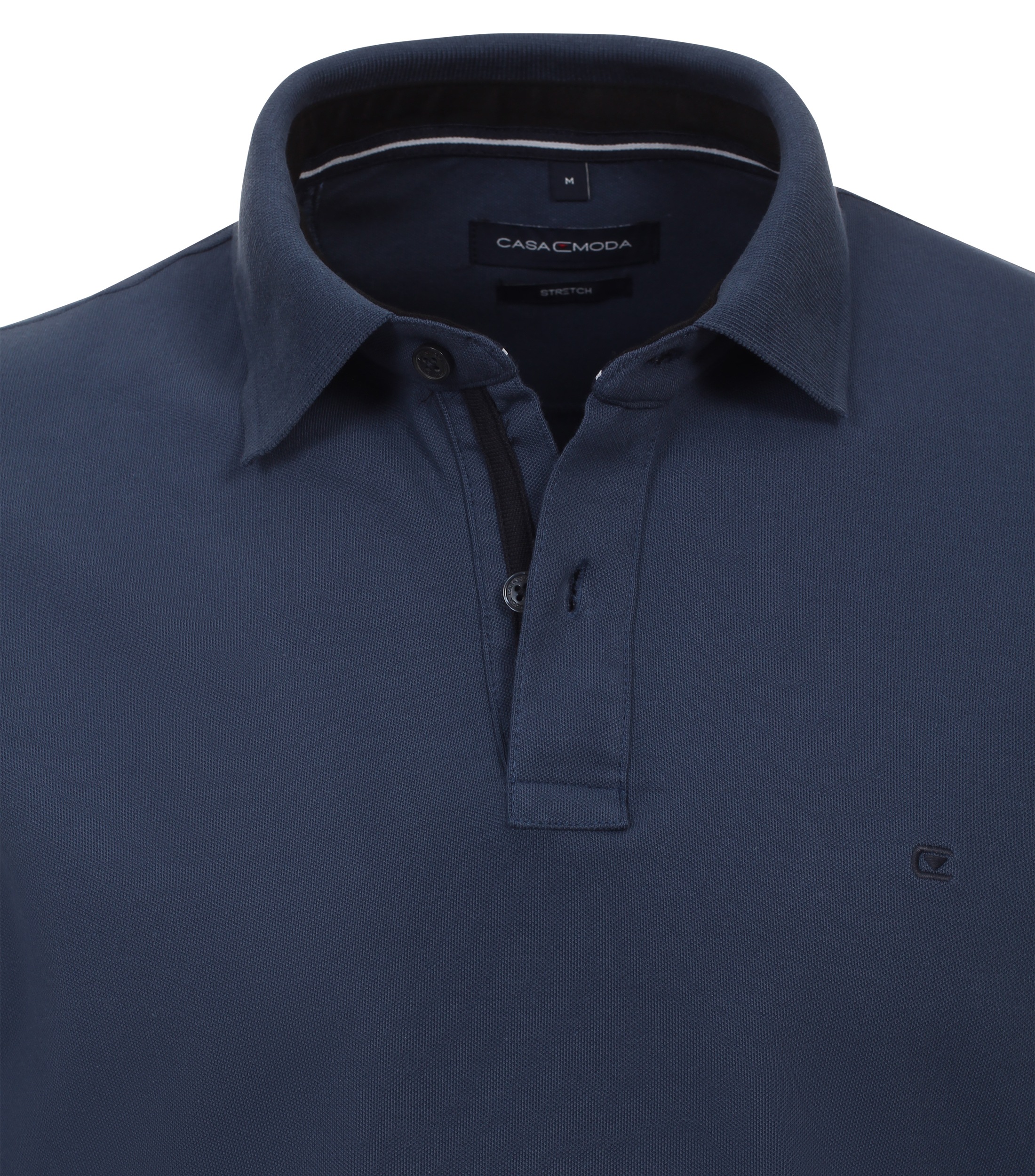 CASAMODA Langarm-Poloshirt »CASAMODA Polo-Shirt Langarm uni«